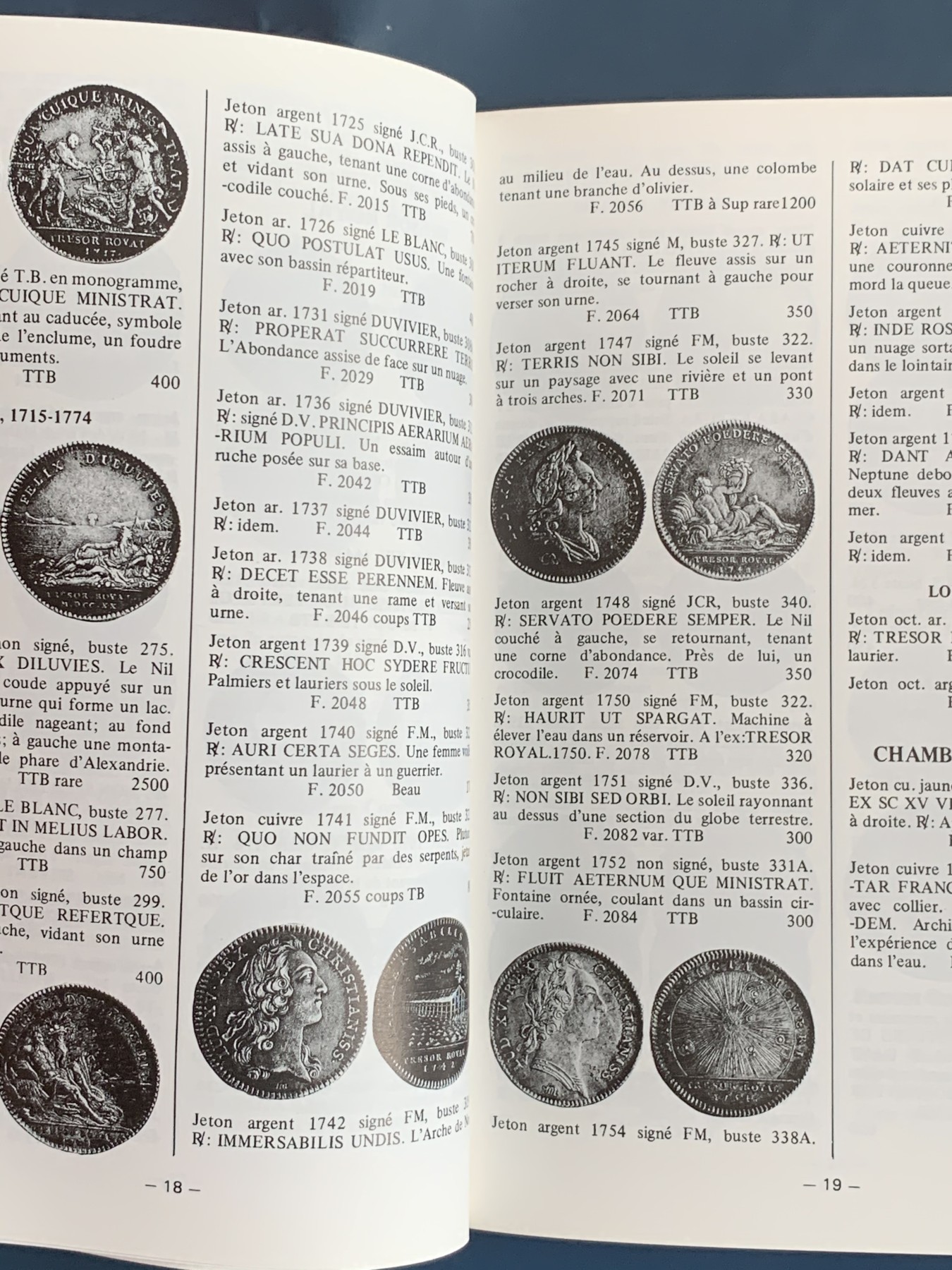 《竞宝斋》第209场-周日，周一 2场 (全场包邮) （硬壳精装本）1986法国八角代币目录 详尽阐述特征与定价 绝版书籍非常有参考和收藏价值