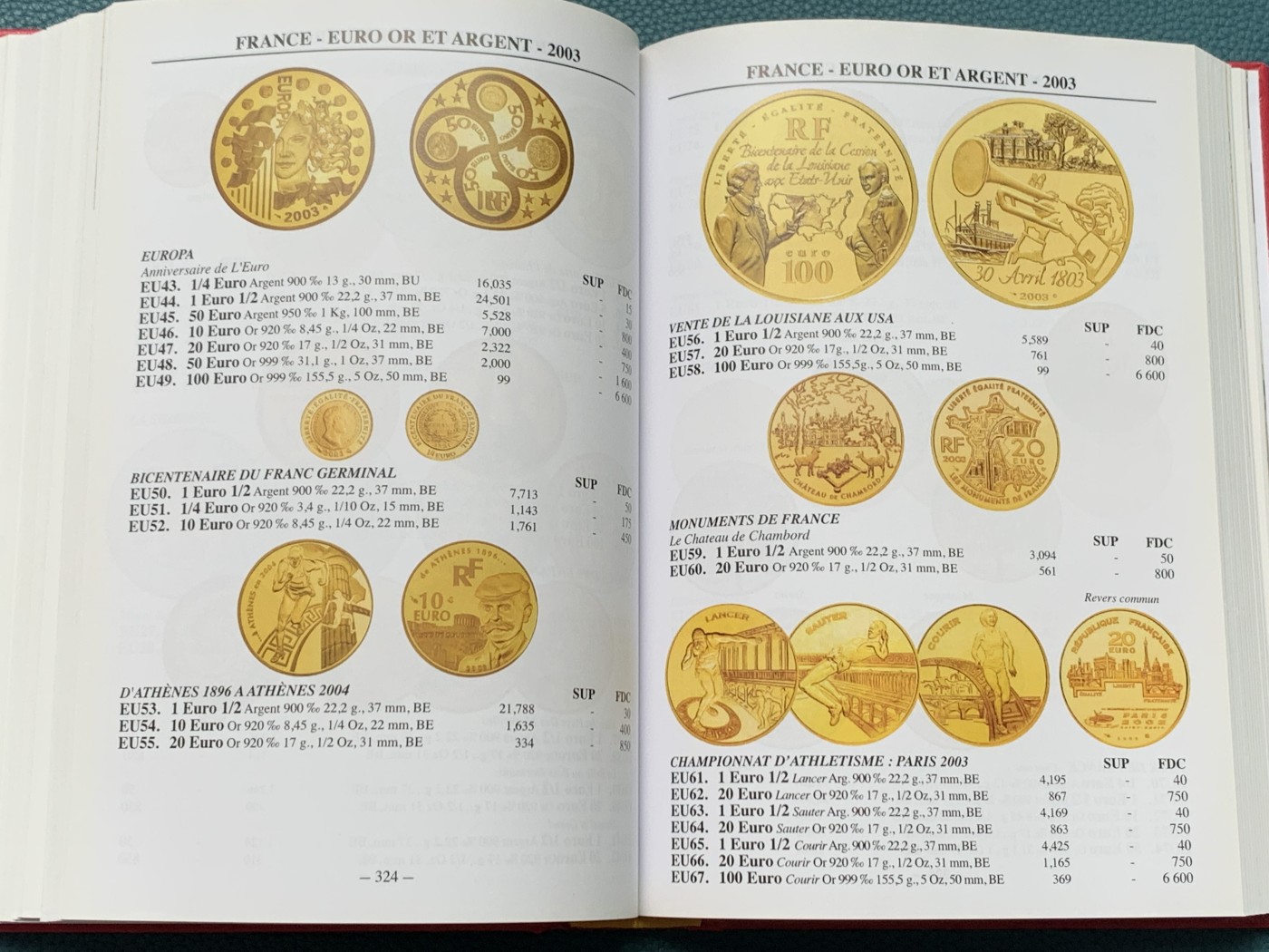 《竞宝斋》第209场-周日，周一 2场 (全场包邮) Gadoury法国硬币目录红皮书(1789-2017) 579页