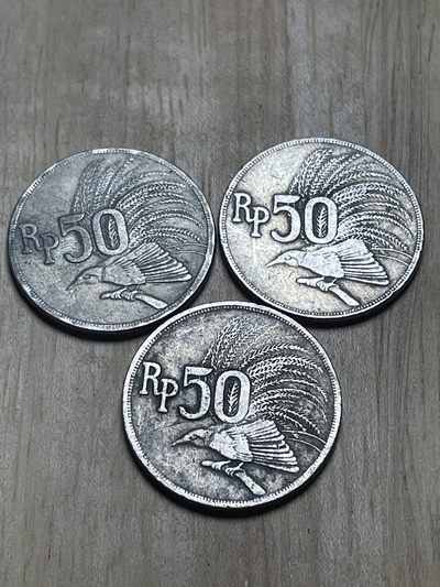 神仙姐姐散币专场第四期（无佣金，预留一期） - 印度尼西亚50卢比3个1971年