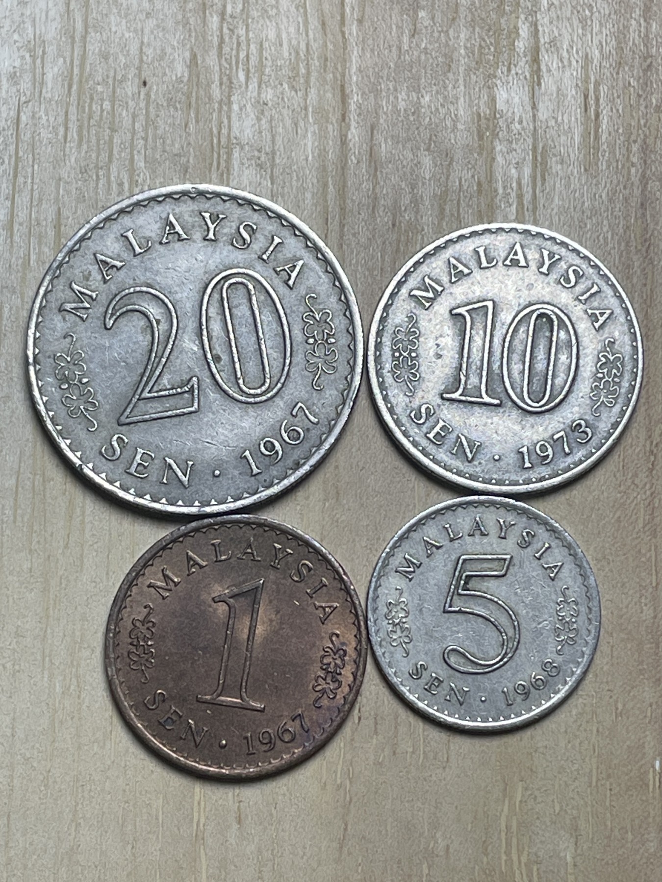 神仙姐姐散币专场第四期（无佣金，预留一期） 老版马来西亚小套1-20分