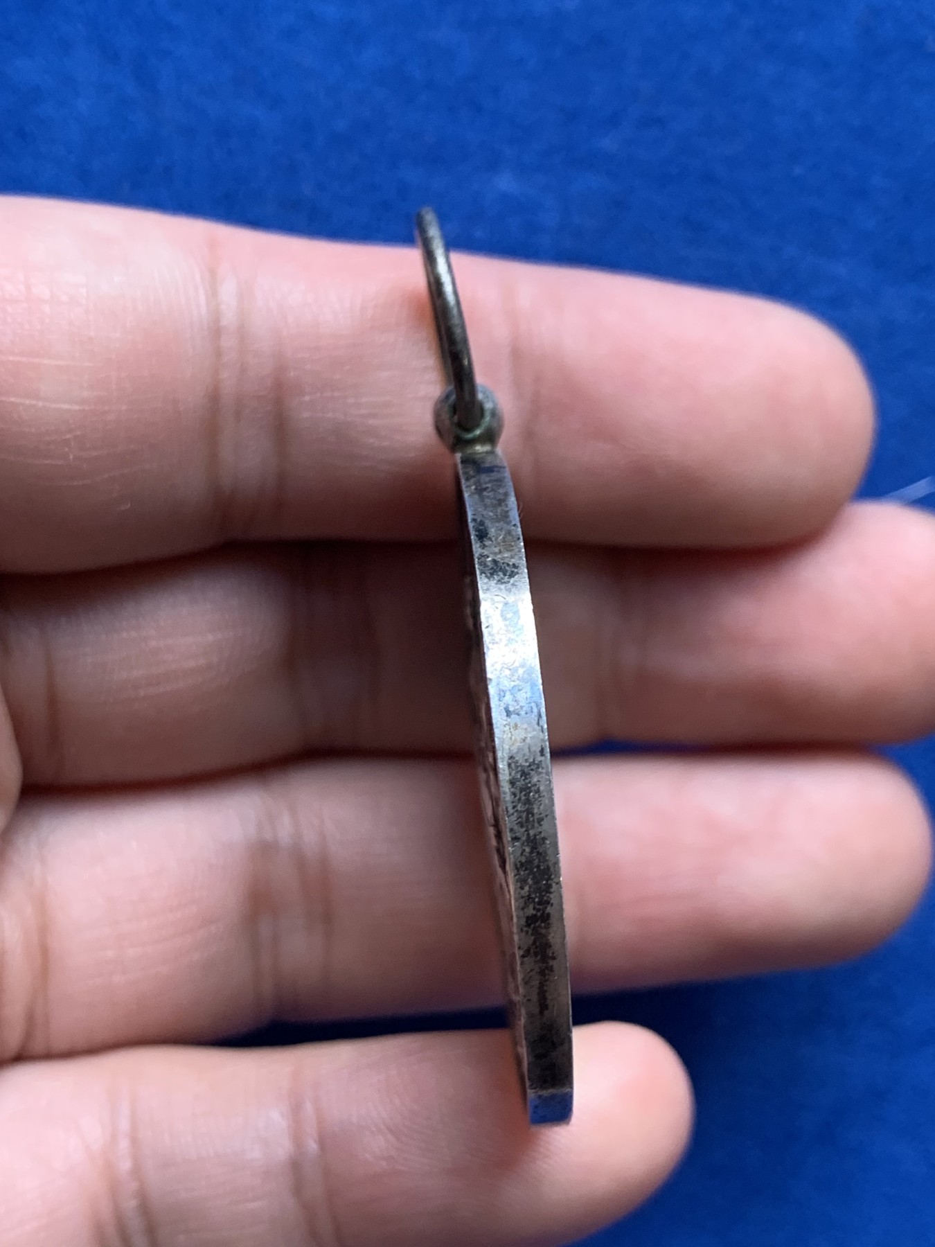 《竞宝斋》第209场-周日，周一 2场 (全场包邮) 法国安省葡萄种植协会银质奖章 38.7mm 24.7克