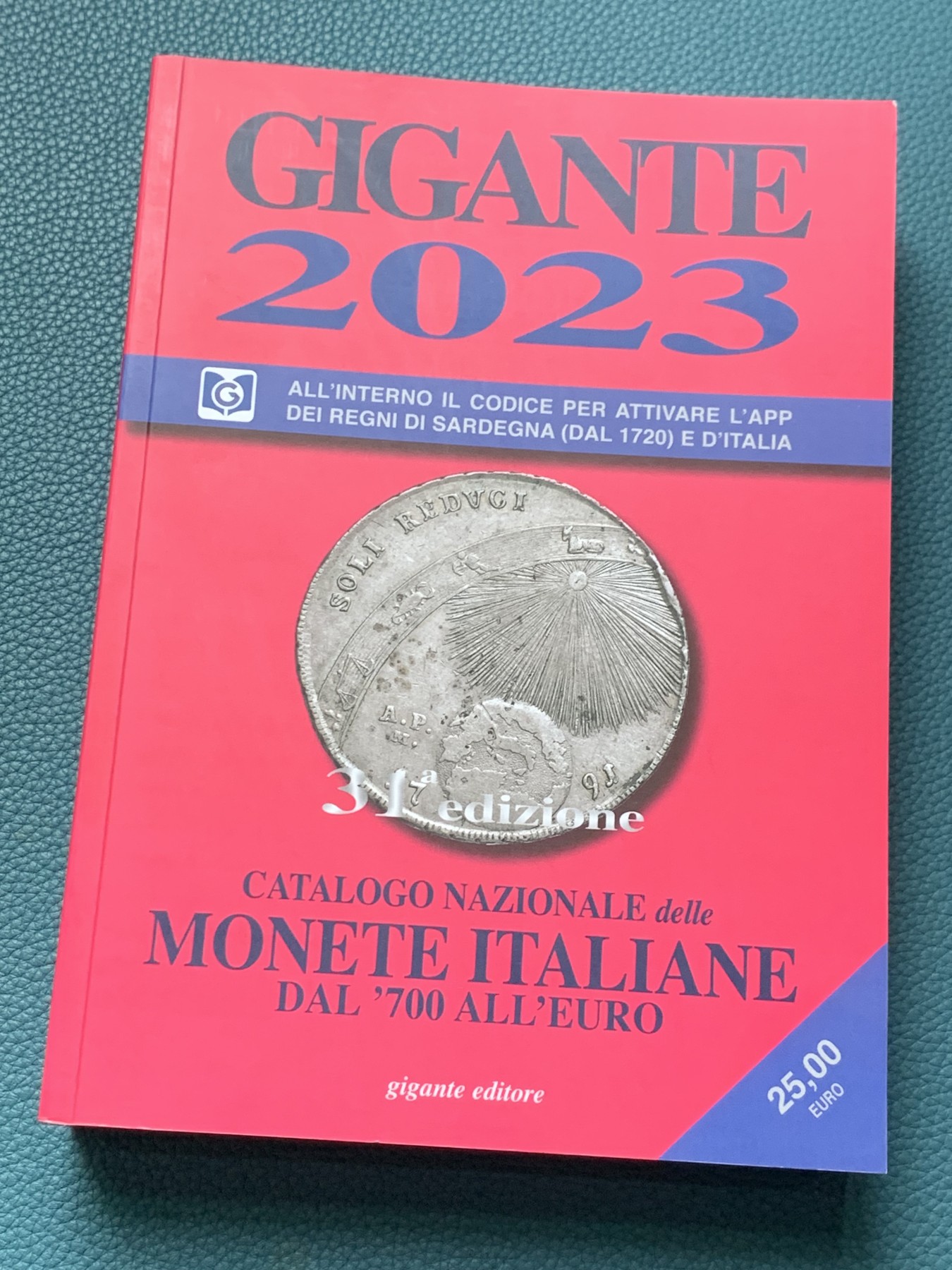 《竞宝斋》第209场-周日，周一 2场 (全场包邮) 意大利GIGANTE目录2023年新版本，意系钱币玩家必备之宝典，内容非常丰富参考价值极高