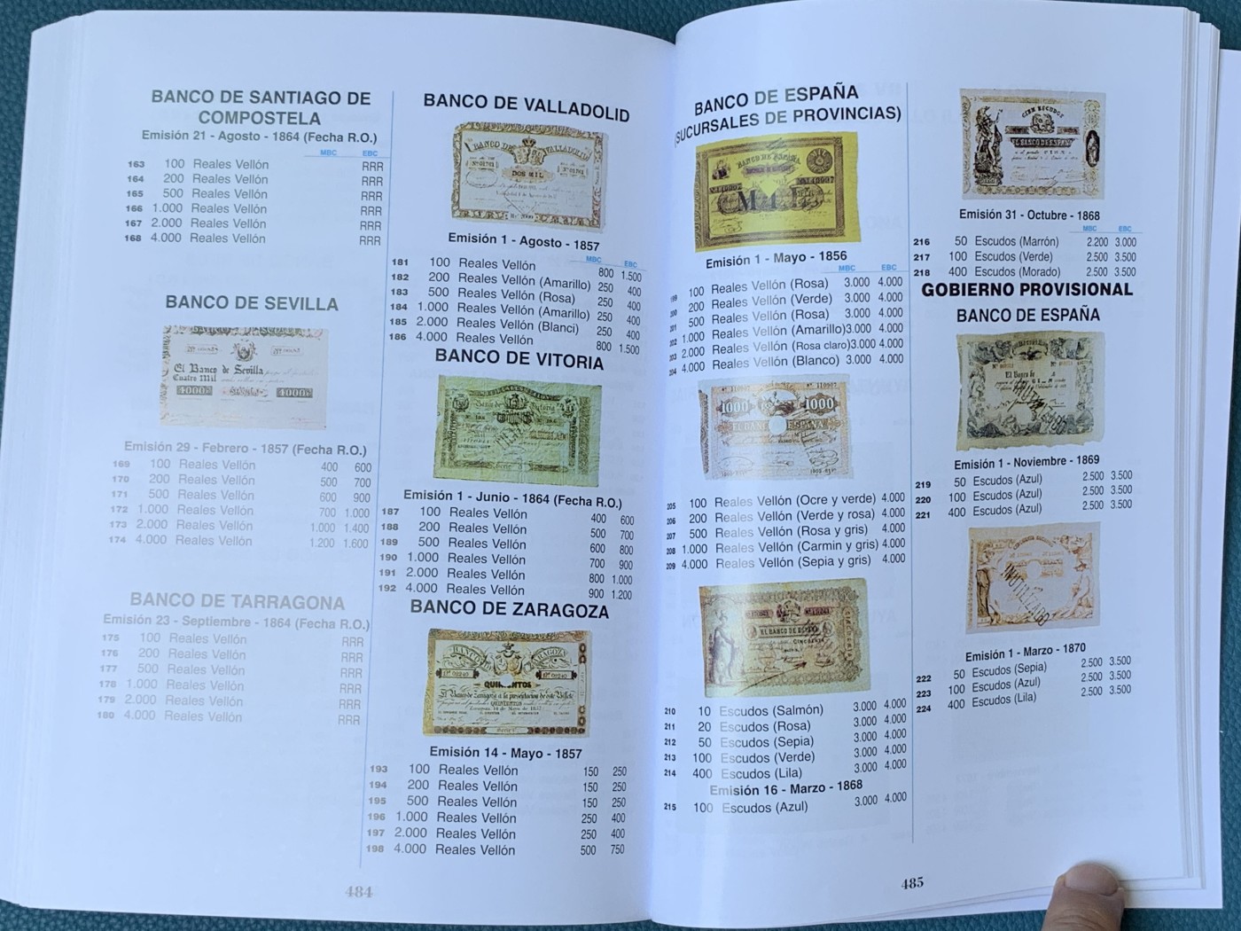 《竞宝斋》第209场-周日，周一 2场 (全场包邮) 西班牙 2023年 钱币目录 包含属地，本土，现代币，纸币。527页的厚度。值得拥有