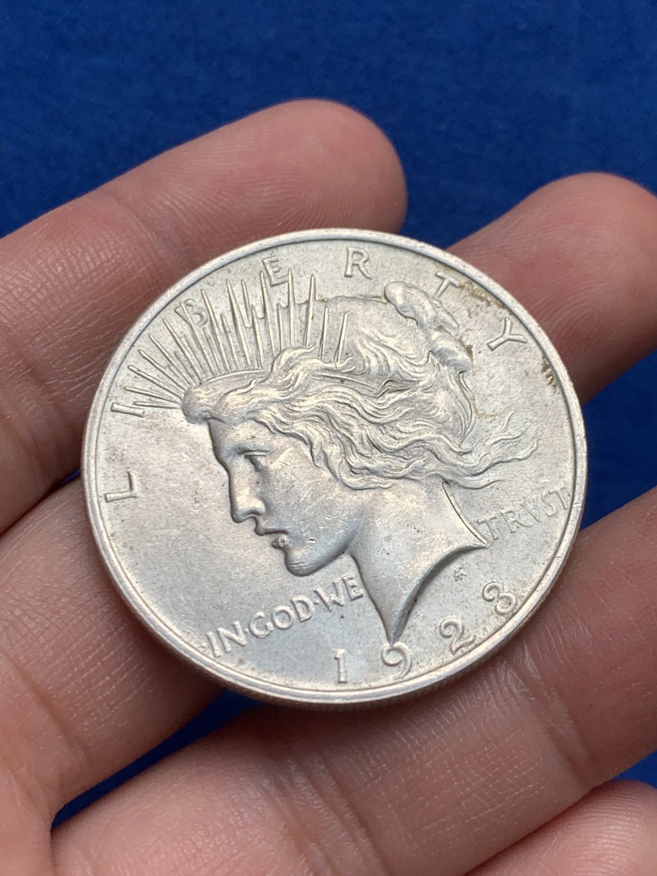 《竞宝斋》第209场-周日，周一 2场 (全场包邮) 美国1923年和平女神1美元银币