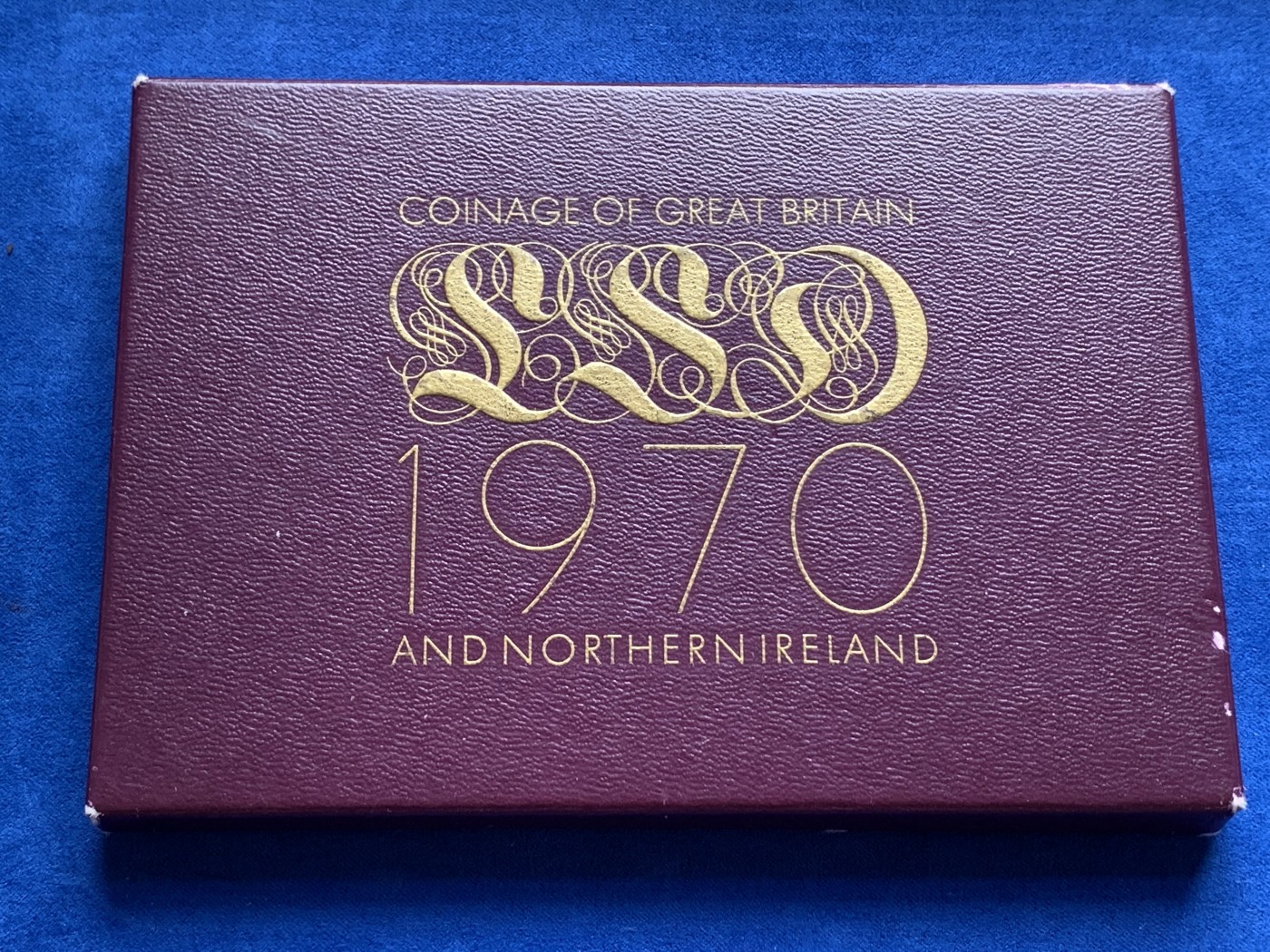 《竞宝斋》第209场-周日，周一 2场 (全场包邮) 1970年英国币改前最后一年精制币，塑封，盒证全