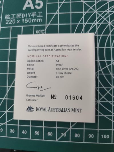 燕姐换藏第63拍 澳大利亚2000年币中币精制银币