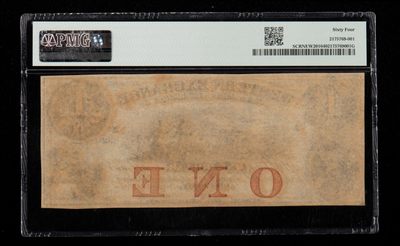 综合藏品场.喜欢出价就得！无套路无托.诚信惠友交友！自动快拍. 1857年美国1美元.PMG64