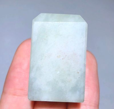 玉石翡翠玛瑙｜拍卖专场 青白玉老玉印章料｜尺寸详见图八图九