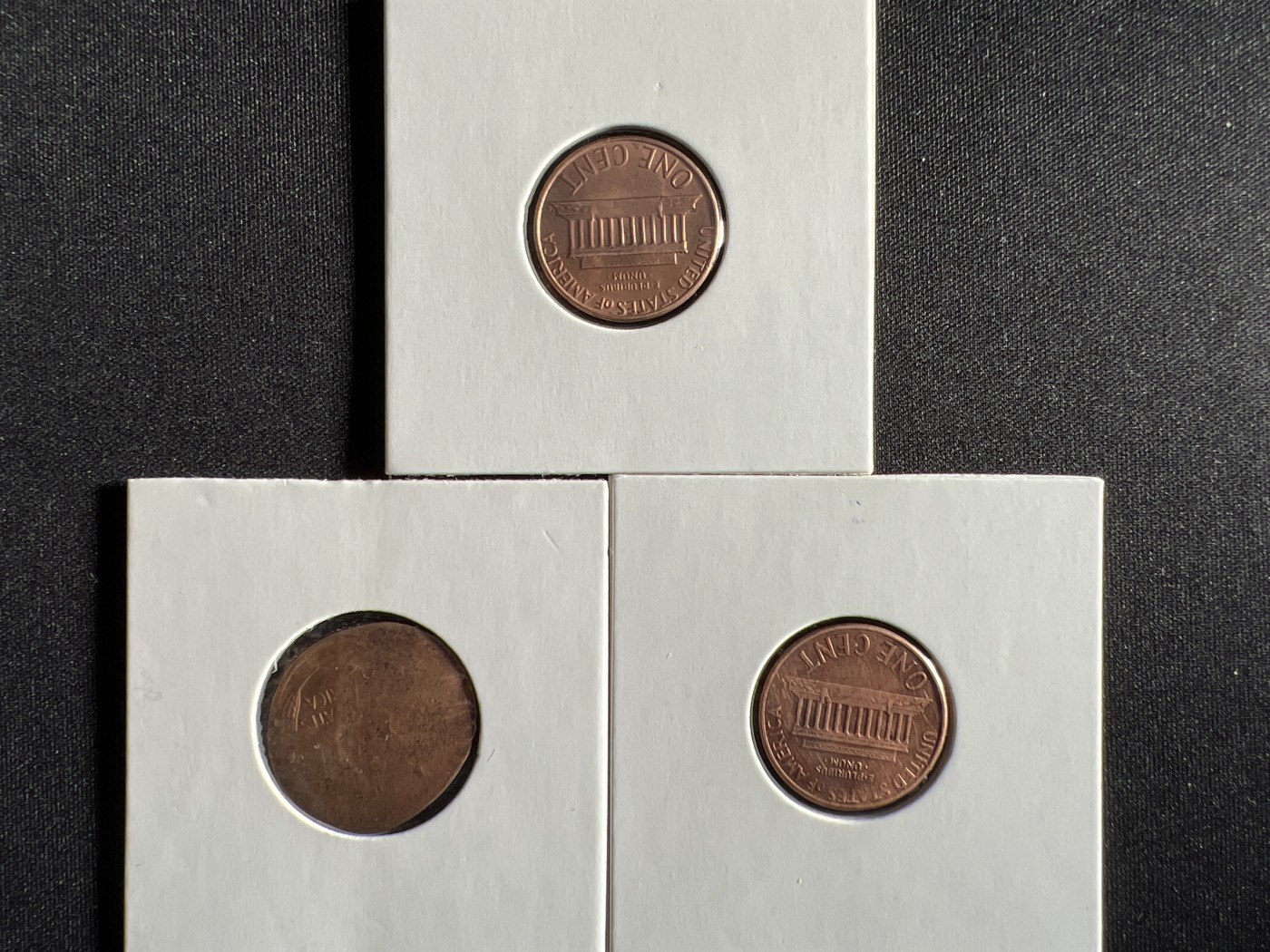 第476期 硬币专场 （无押金，捡漏，全场50包邮，偏远地区除外，接收代拍业务） 美一分三枚