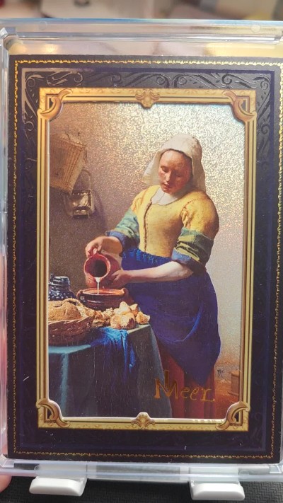 妖精的尾巴卡牌拍卖第四场 世界名画荷兰维米尔-倒牛奶的女佣