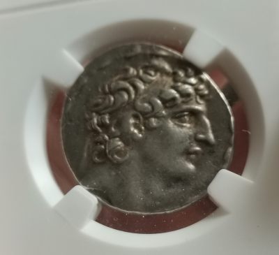 瓶子🏺第115期拍卖会 -  塞琉古王朝银币 安条克八世 公元前121-前113年 安蒂奥克造币场 16.45克