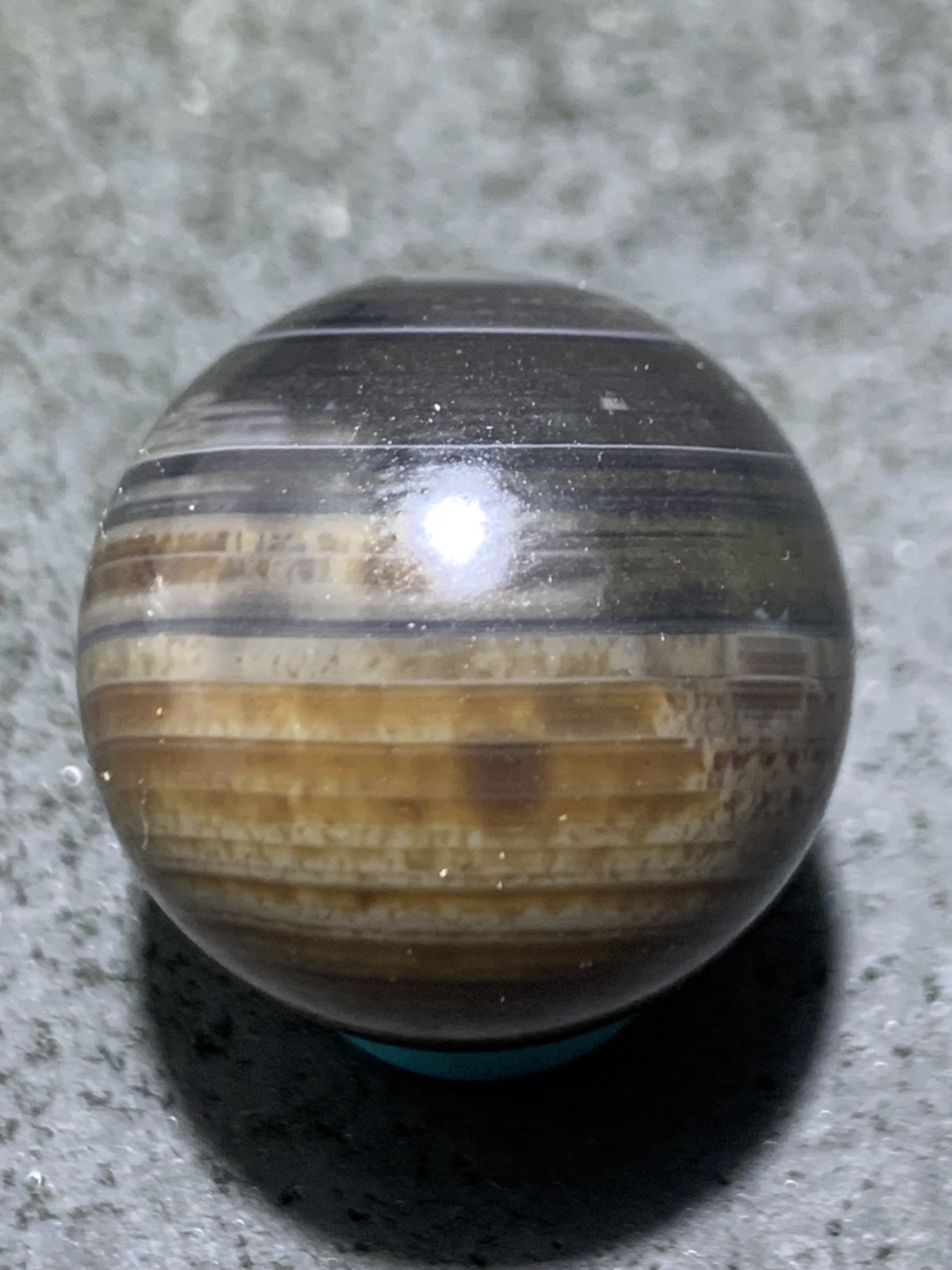 精品亚光药师玛瑙2.0圆球一颗