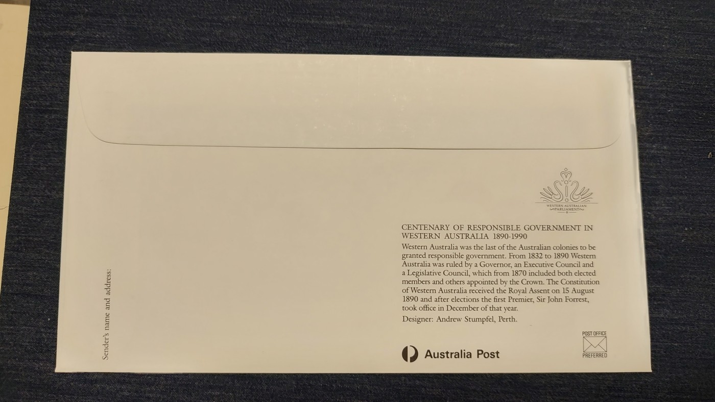 一月邮币社第七期拍卖国际邮票专场 1990年澳大利亚雕塑首日封