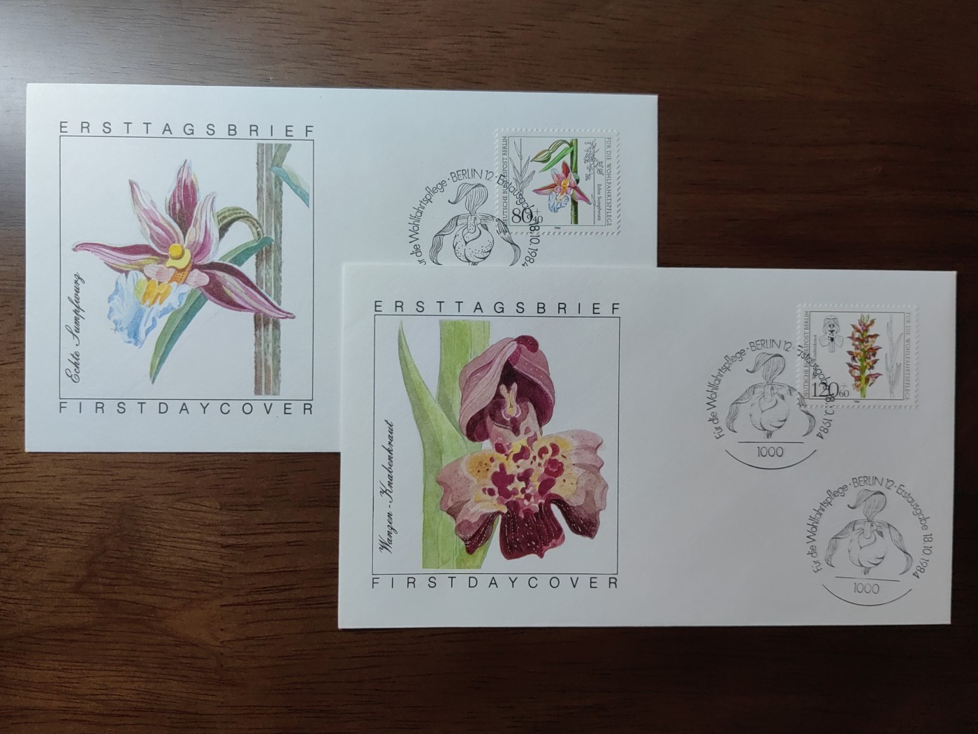 精选邮品专场（秒杀）第①⑨场 德国 柏林1984年  花卉 4全