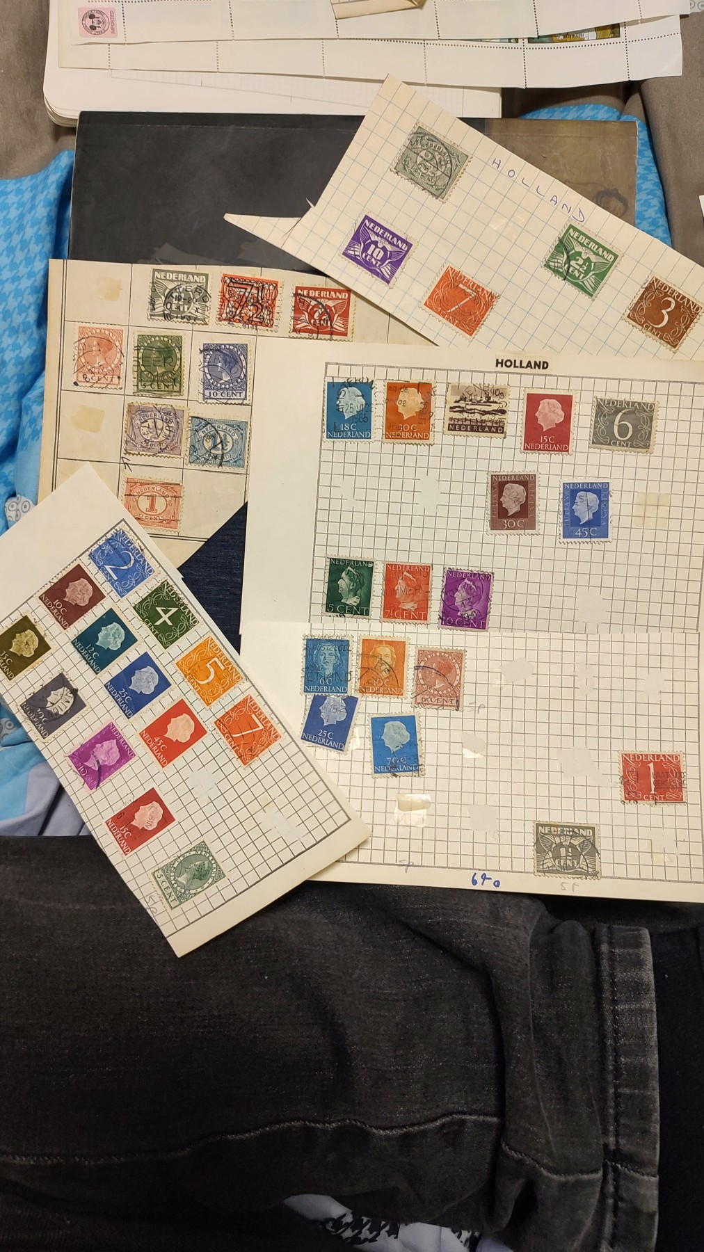 一月邮币社第七期拍卖国际邮票专场 荷兰信销票一组