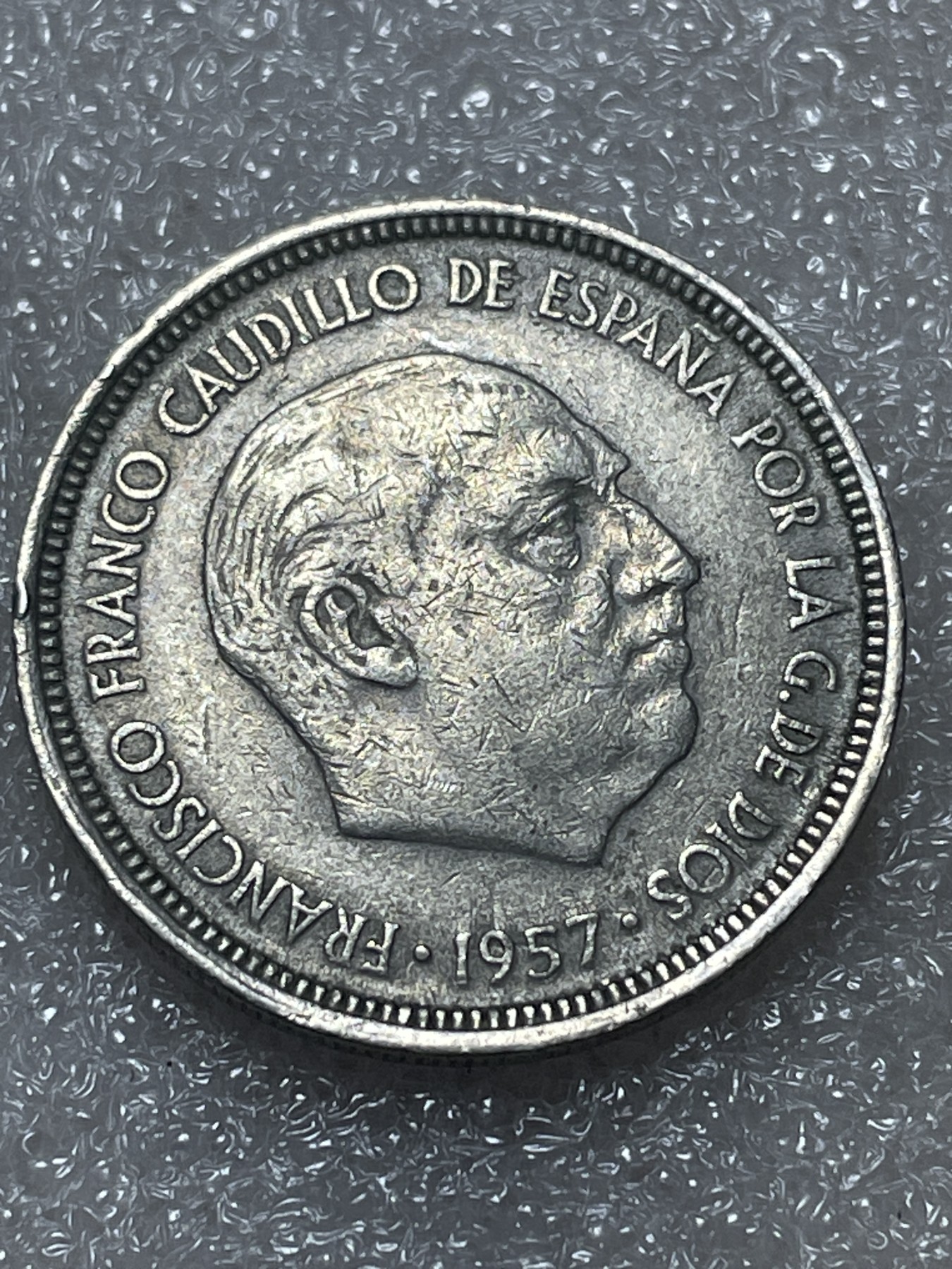 神仙姐姐散币专场第五期（无佣金，预留三期自动发出 1957年西班牙5比塞塔