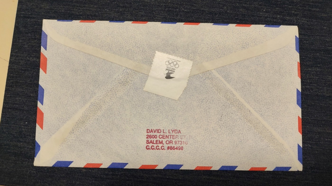 一月邮币社第七期拍卖国际邮票专场 1993年美国实寄封