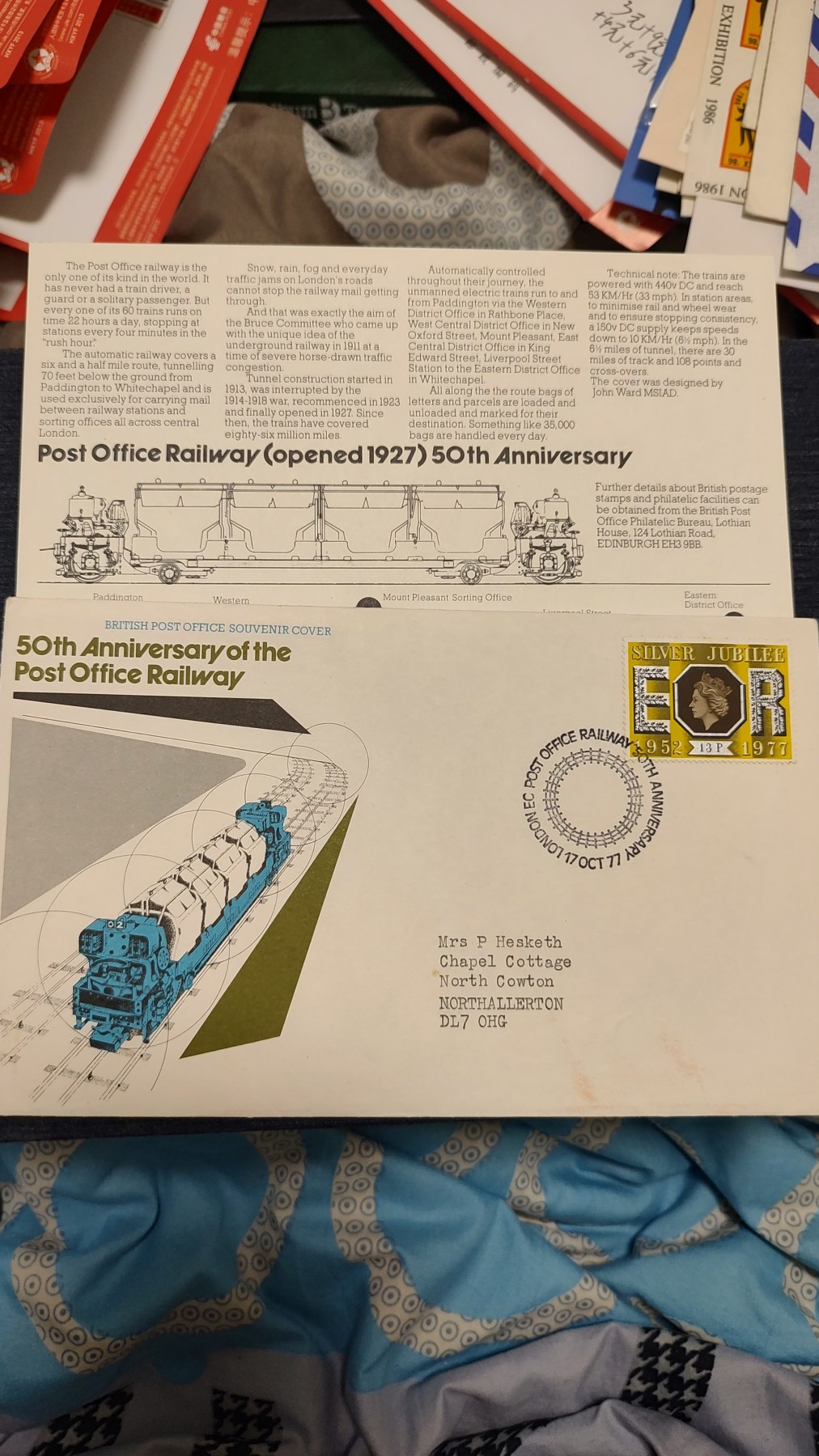 一月邮币社第七期拍卖国际邮票专场 1977年英皇银婚实寄封