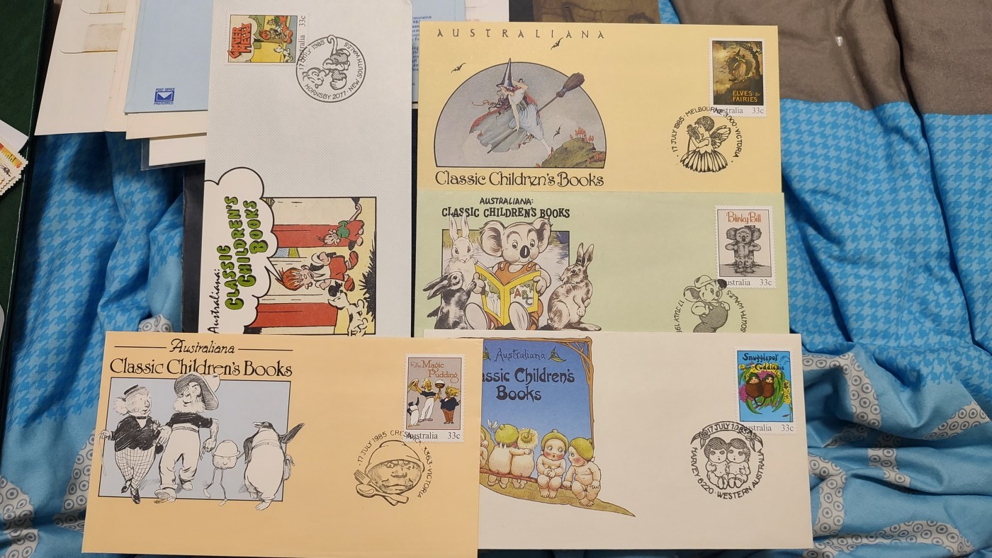 一月邮币社第七期拍卖国际邮票专场 1985年澳大利亚童话故事首日封套封