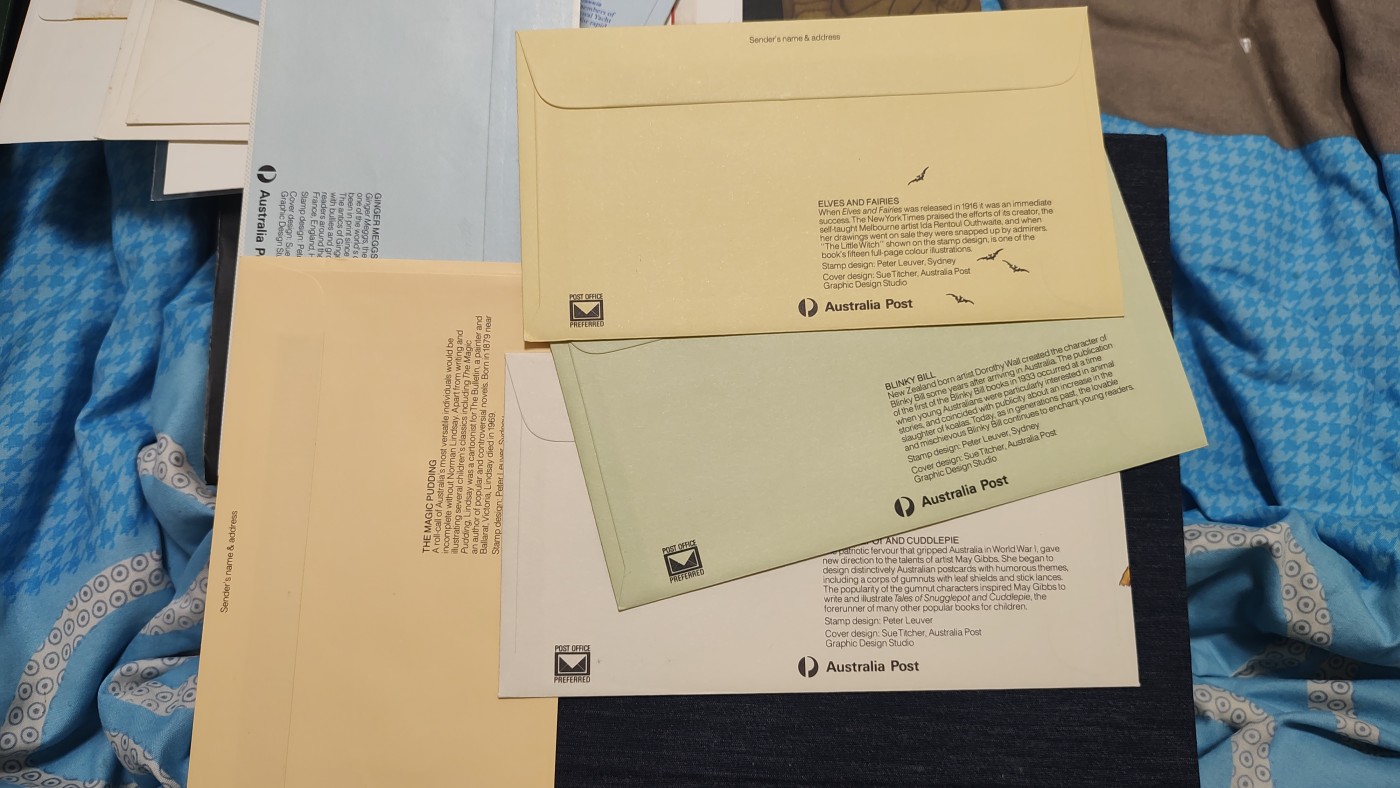 一月邮币社第七期拍卖国际邮票专场 1985年澳大利亚童话故事首日封套封