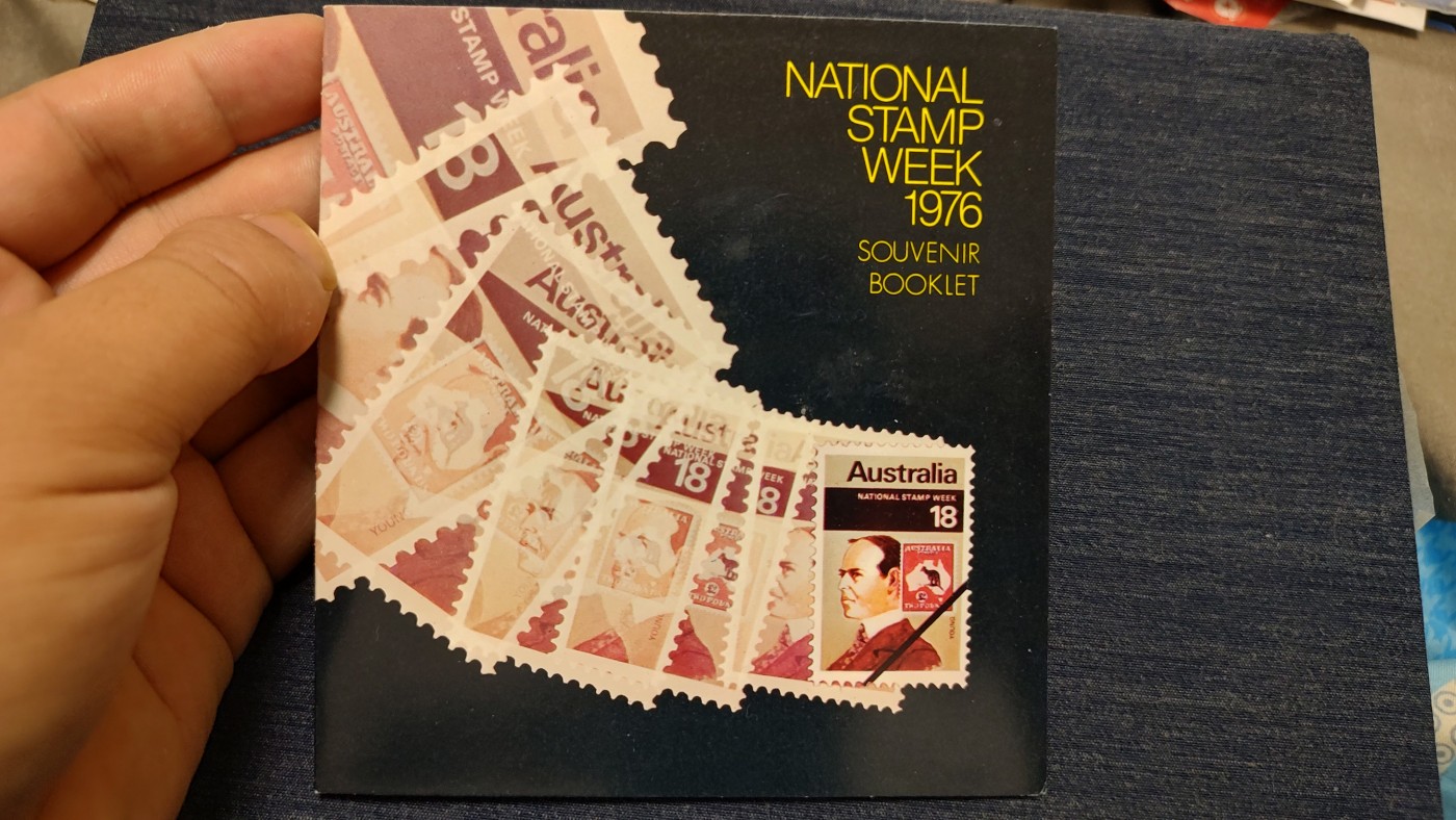 一月邮币社第七期拍卖国际邮票专场 1976年澳大利亚小全张带卡