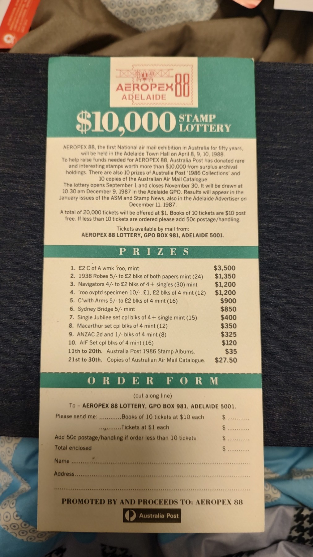 一月邮币社第七期拍卖国际邮票专场 1988年澳大利亚袋鼠卡