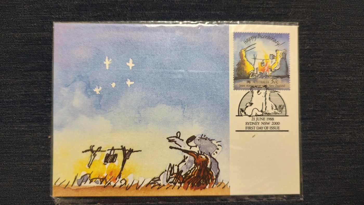 一月邮币社第七期拍卖国际邮票专场 澳大利亚篝火晚会首日卡