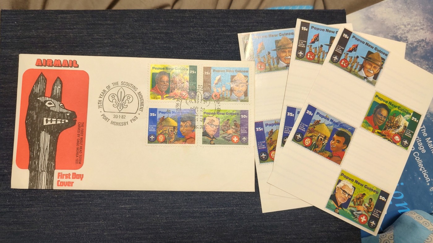 一月邮币社第七期拍卖国际邮票专场 1982年巴布亚新几内亚套票首日封带卡