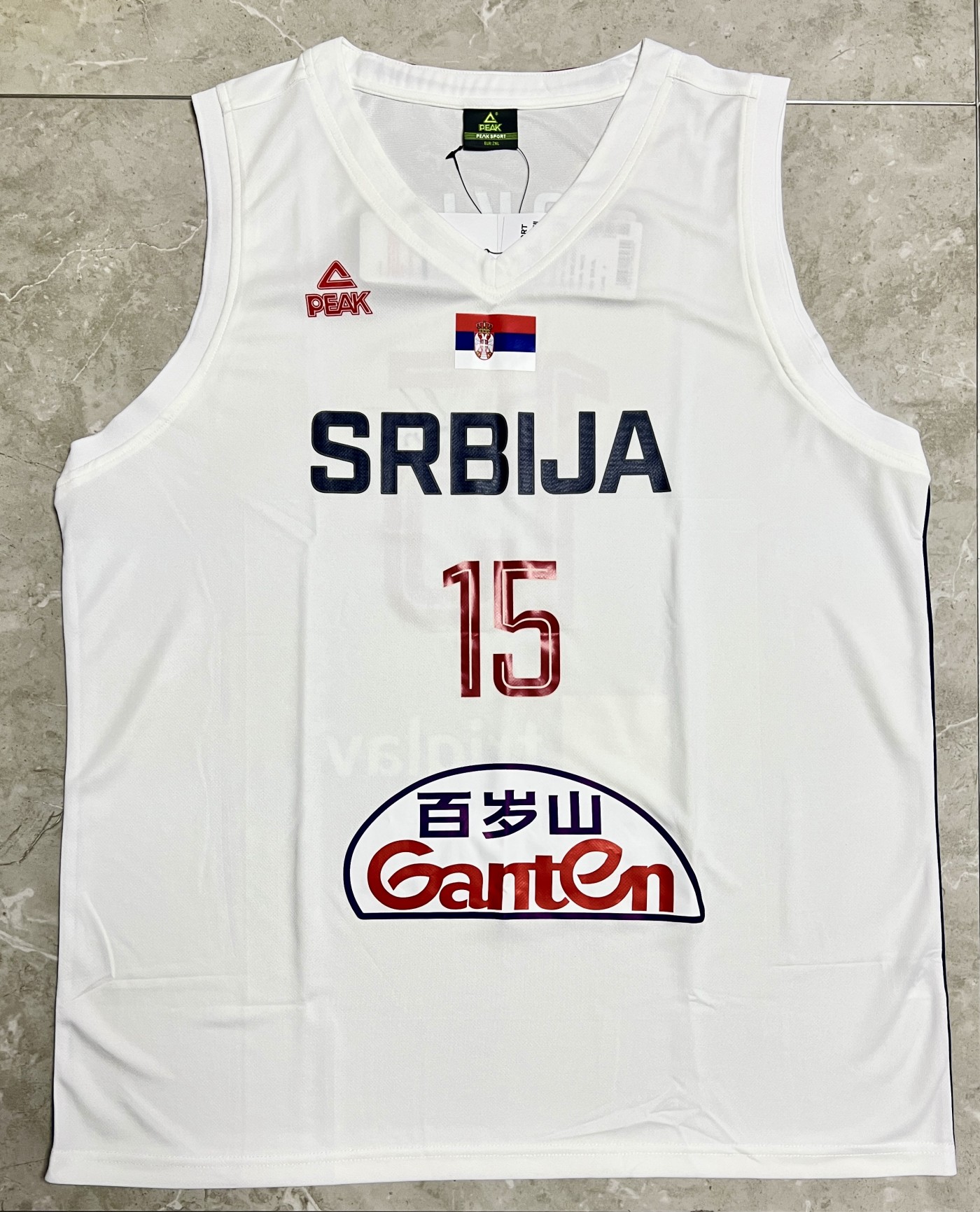 零元拍： “约老师”尼科拉·约基奇亲笔签名塞尔维亚🇷🇸国家队球员版球衣GI品质，全赞助，约老师同尺码。