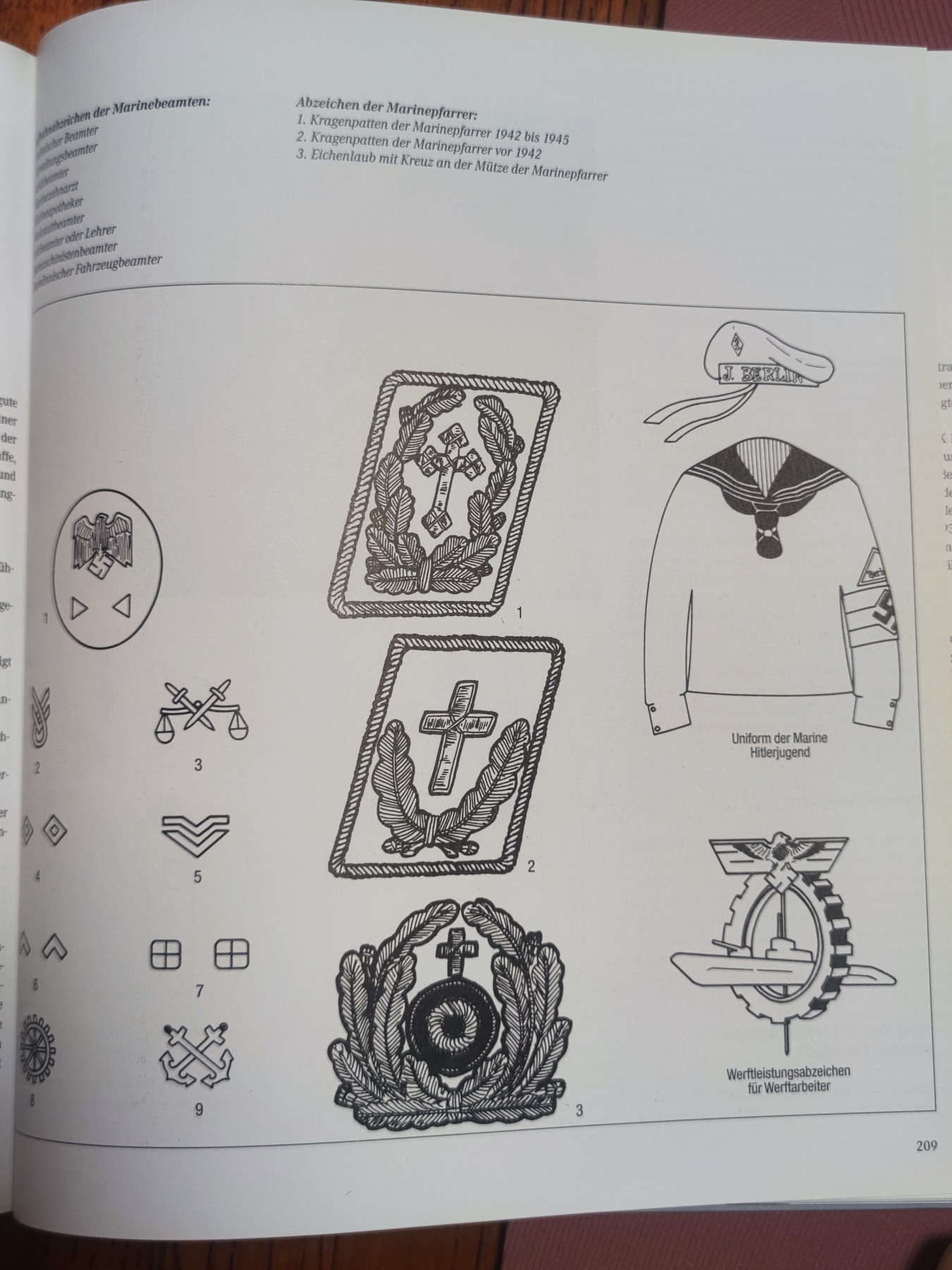 世界精品徽章收藏拍卖-暖秋专场 原版德语军事书籍《德国海军1935-1945》，图文并茂，约330页，详细介绍了德三海军的装备制服徽章历史等