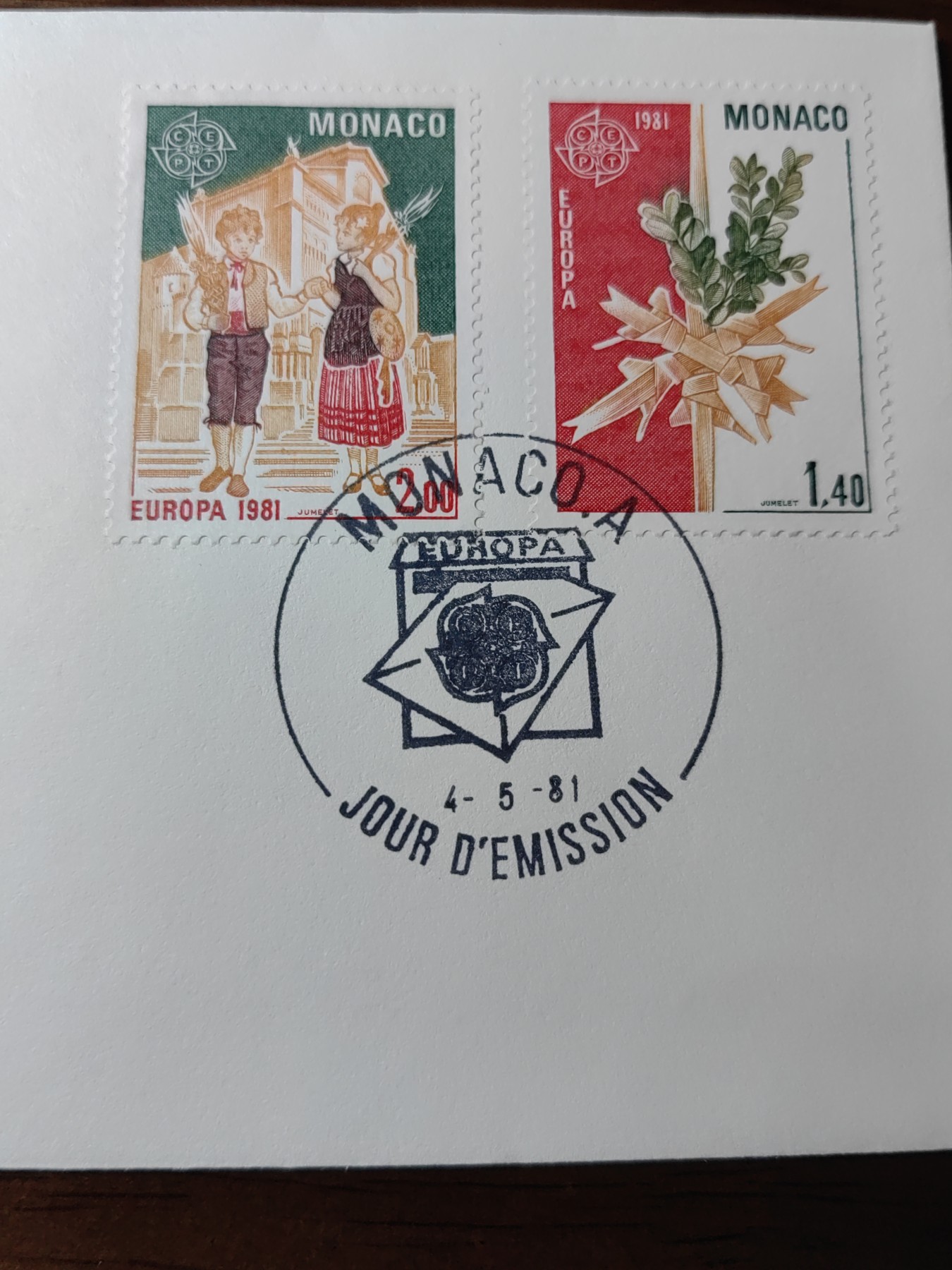 精选邮品专场（秒杀）第①⑨场 摩纳哥1981  树枝节 儿童 