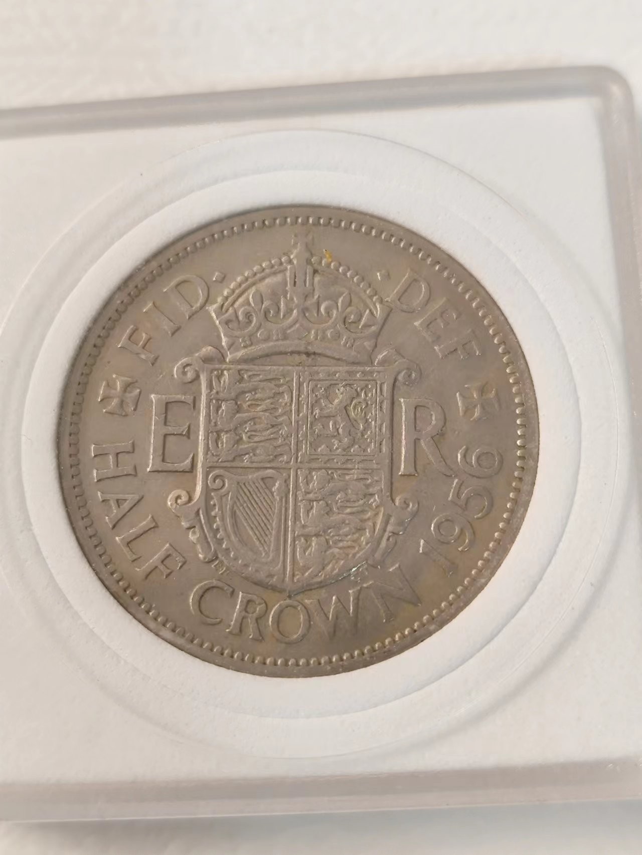 FCO-6-散币-小直径币 英国伊丽莎白半克朗1956