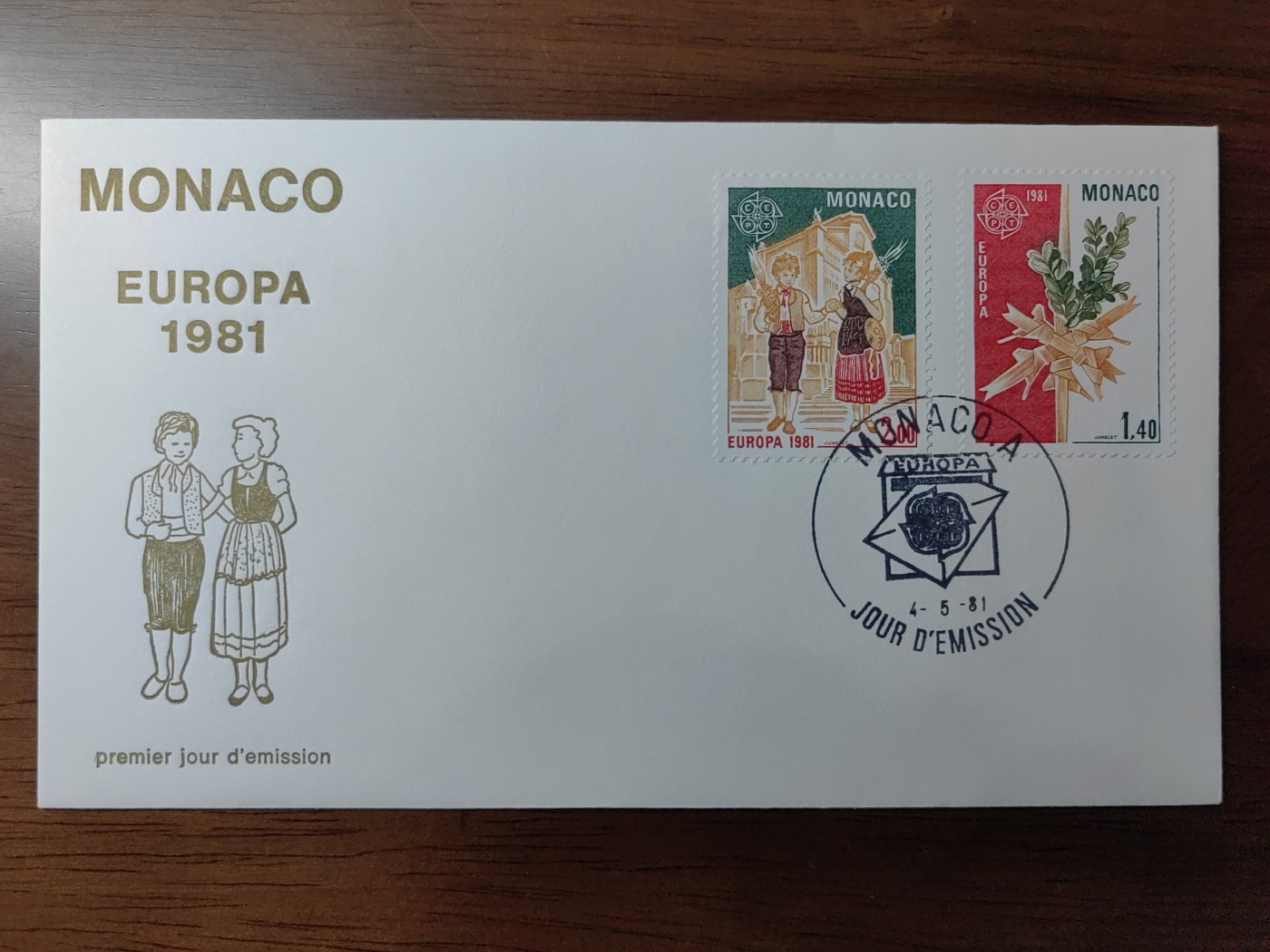 精选邮品专场（秒杀）第①⑨场 摩纳哥1981  树枝节 儿童 