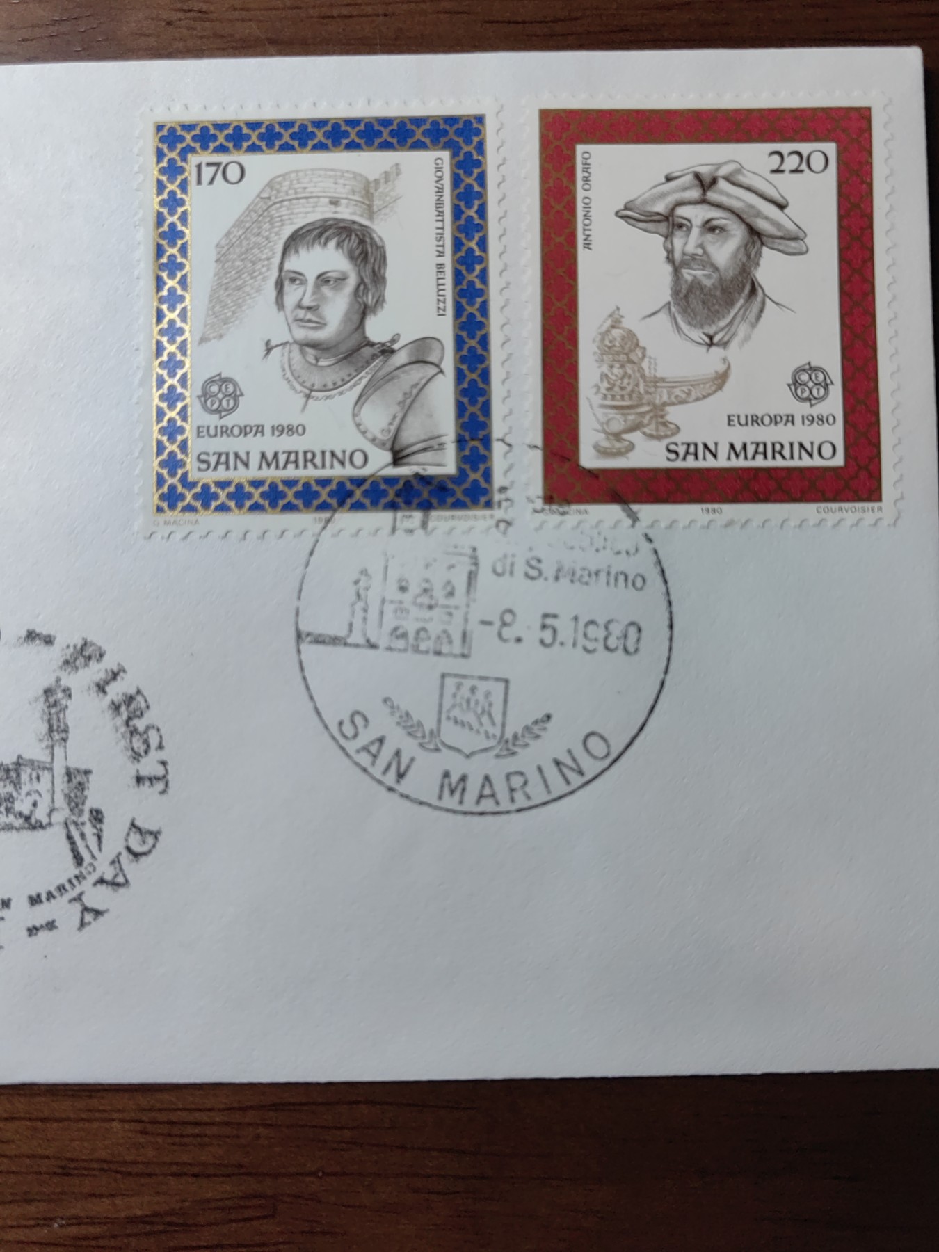 精选邮品专场（秒杀）第①⑨场 圣马力诺1980年 名人