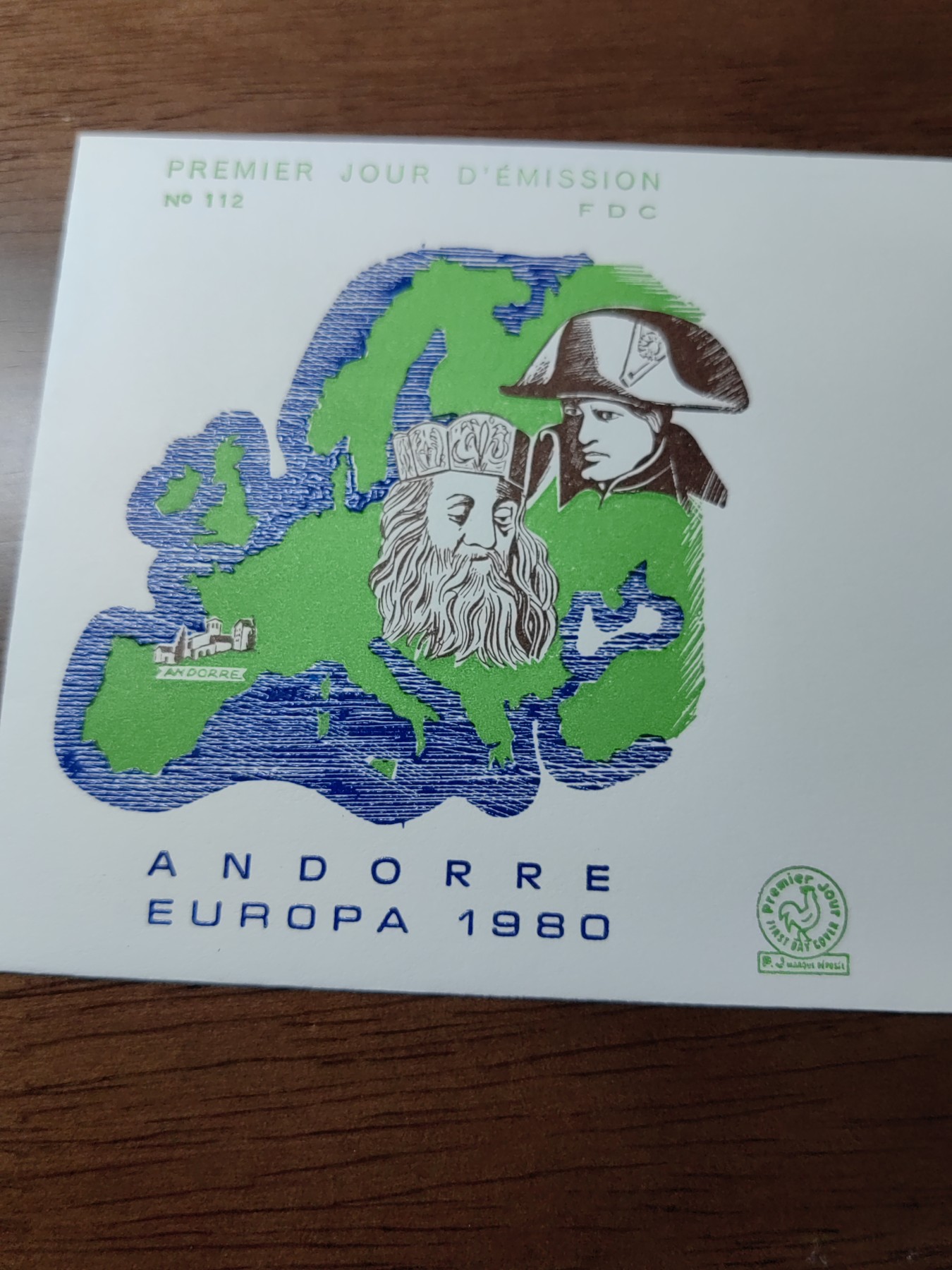 精选邮品专场（秒杀）第①⑨场 法属安道尔1980年 著名人物拿破仑