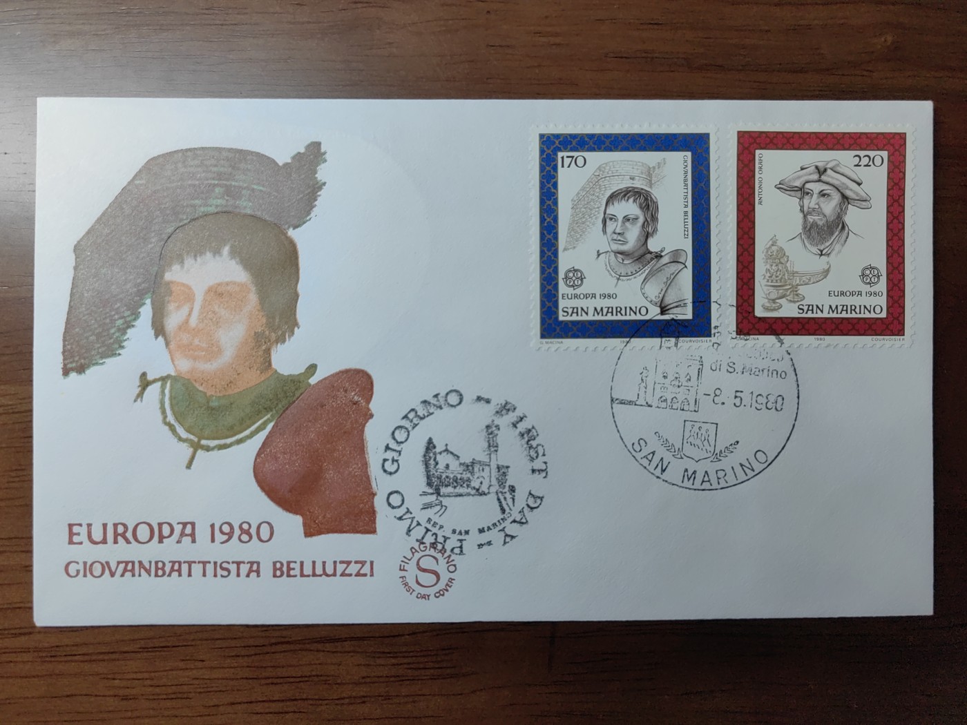 精选邮品专场（秒杀）第①⑨场 圣马力诺1980年 名人