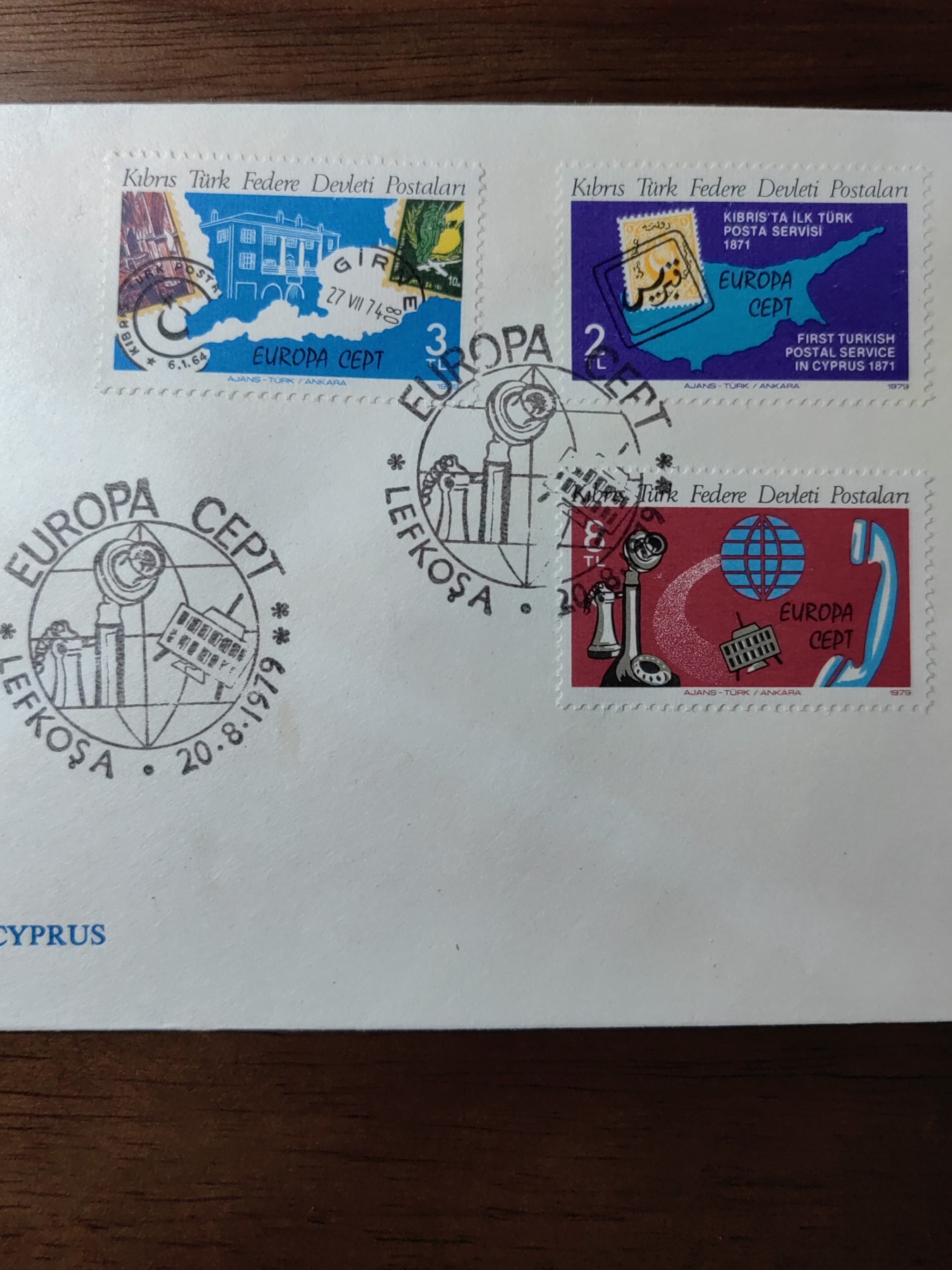 精选邮品专场（秒杀）第①⑨场 土属塞浦路斯1979年 通讯地图