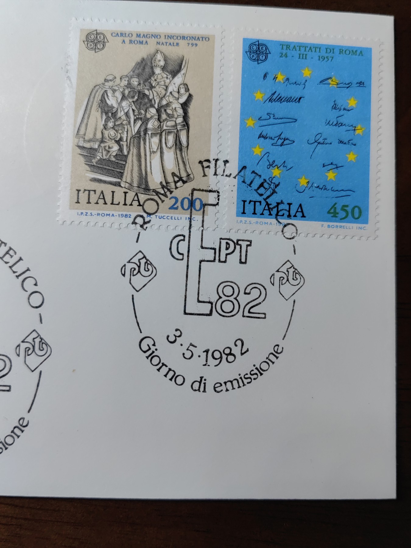精选邮品专场（秒杀）第①⑨场 意大利1982 历史事件罗马条约