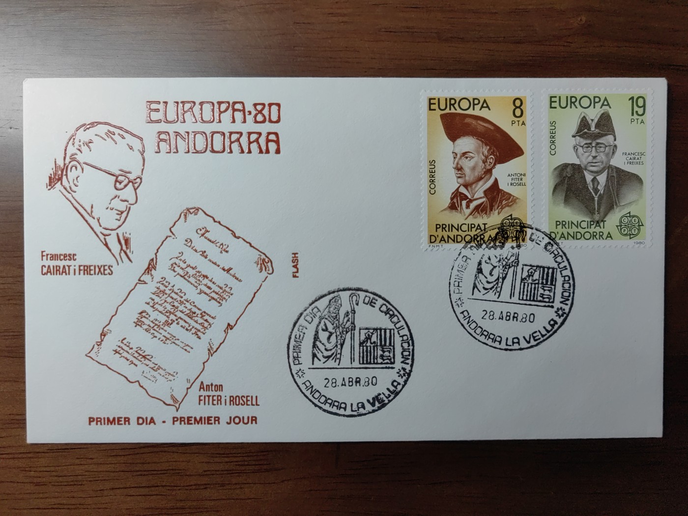 精选邮品专场（秒杀）第①⑨场 安道尔1980 名人