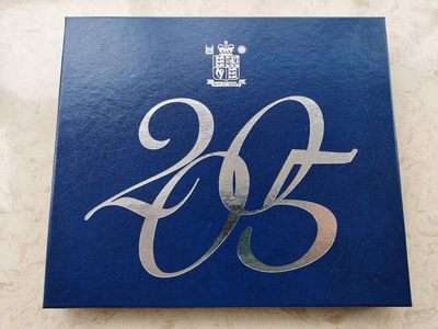 道一币馆币章第十九场 - 原盒证 英国2005年精制套币十二枚大全套