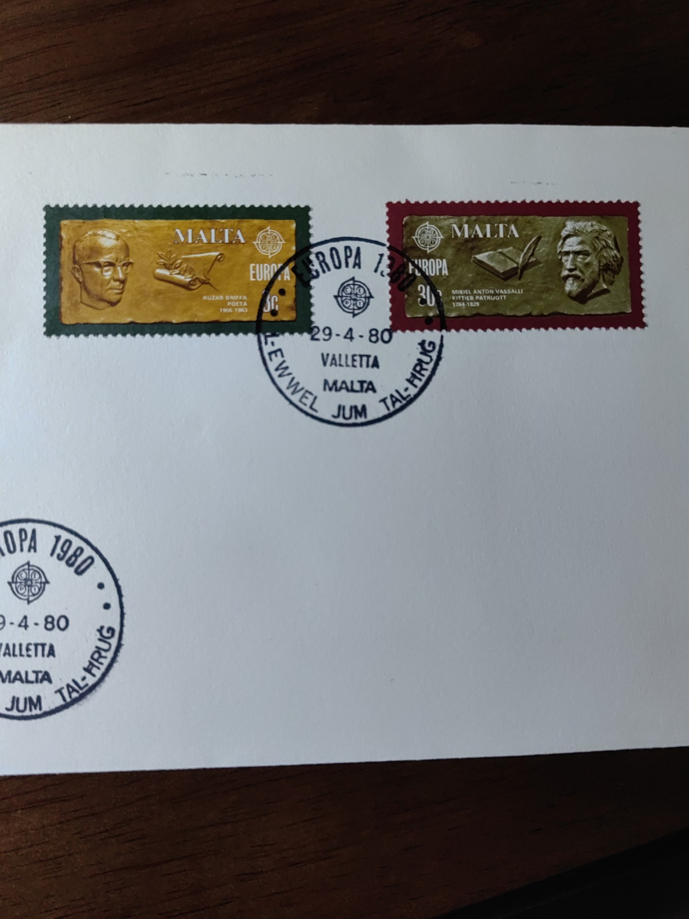 精选邮品专场（秒杀）第①⑨场 马耳他1980 作家