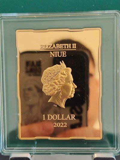 燕姐换藏第65拍 纽埃2022年世界名画拼图艺术蒙娜丽莎纪念币