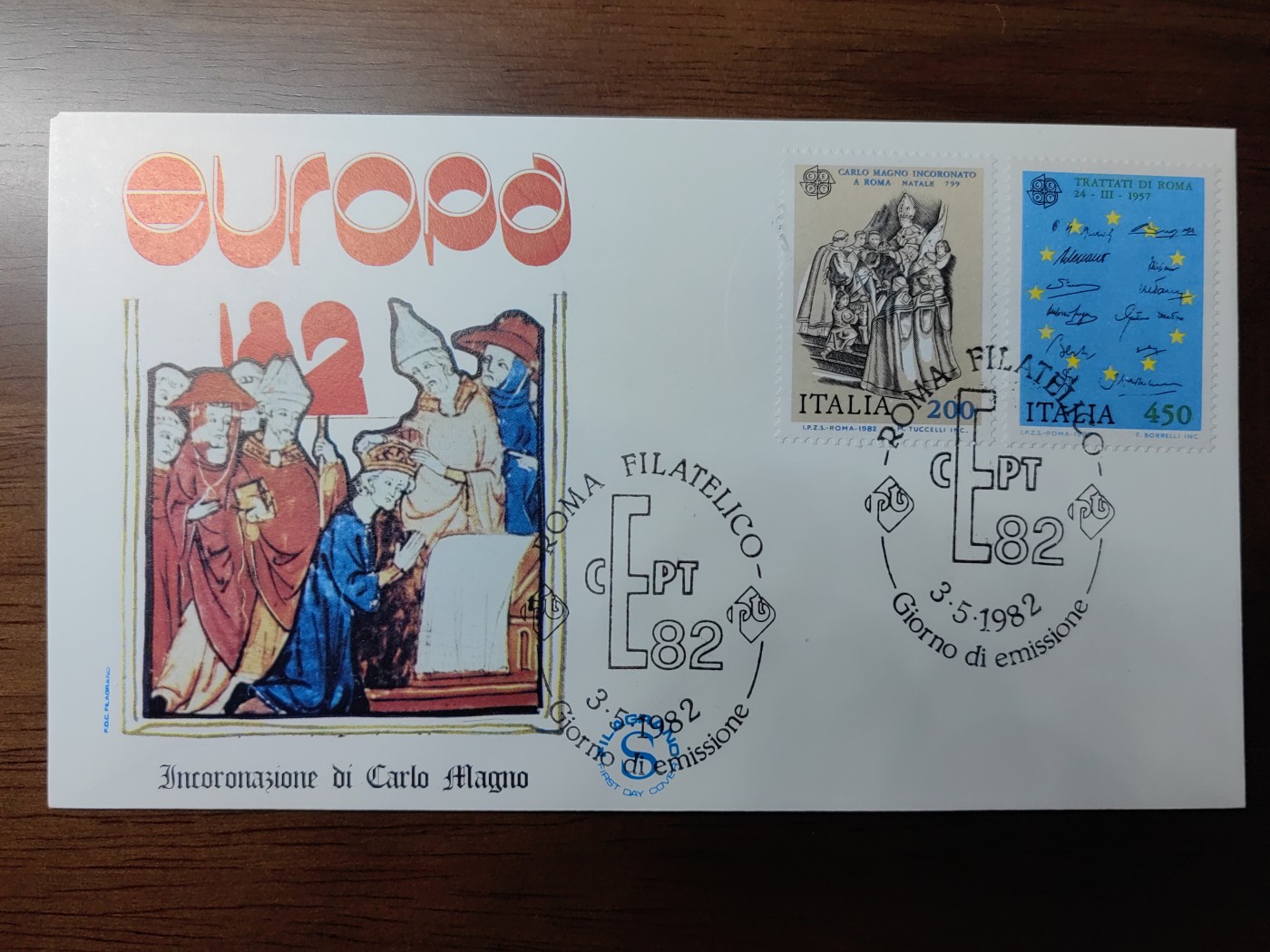 精选邮品专场（秒杀）第①⑨场 意大利1982 历史事件罗马条约