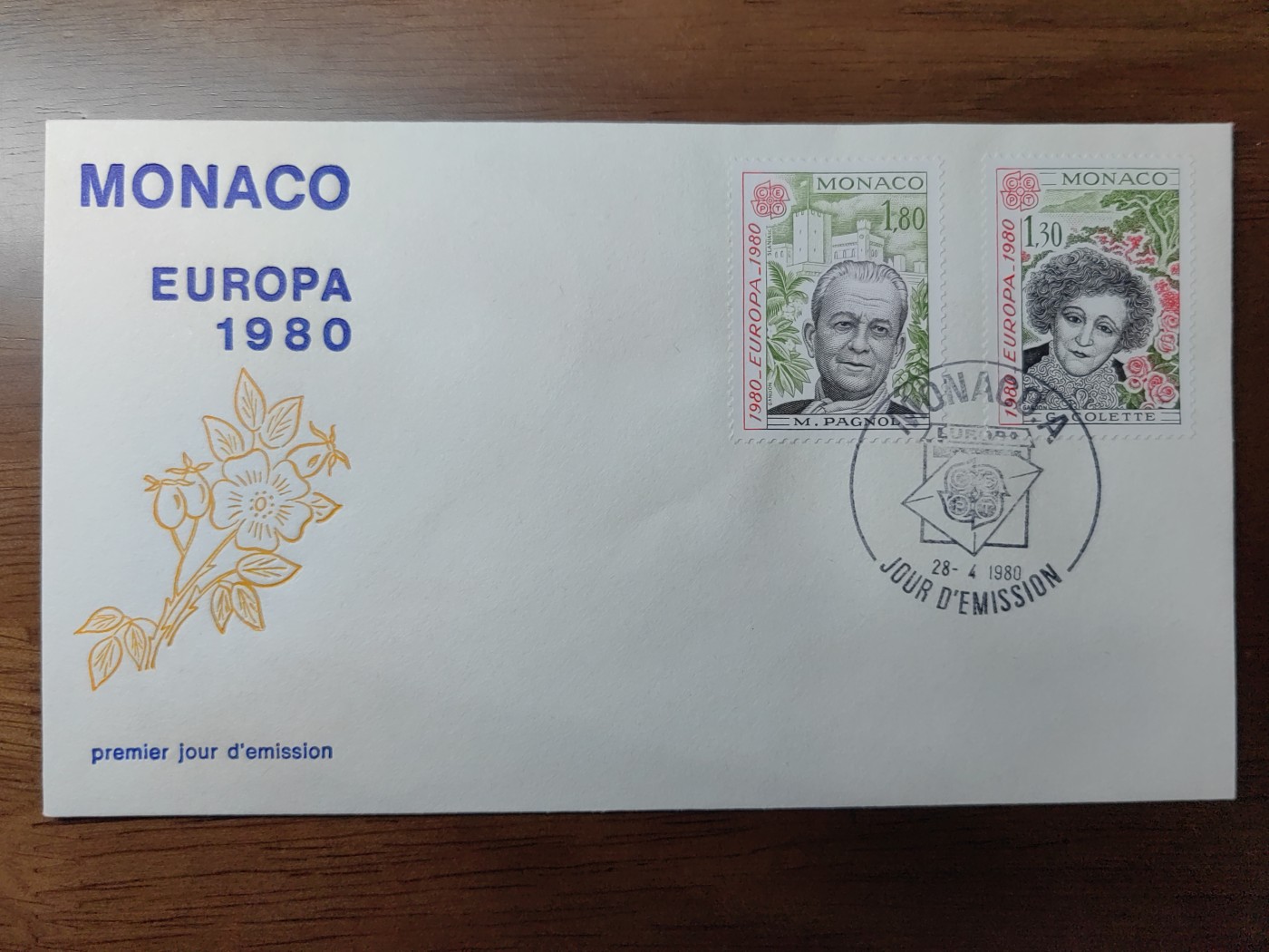精选邮品专场（秒杀）第①⑨场 摩纳哥1980 文学女作家帕尼奥尔