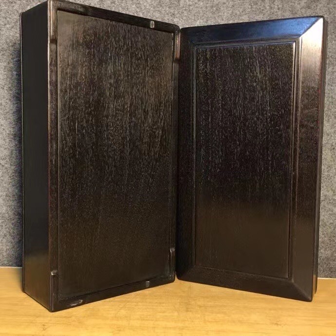 紫檀木盒子牛毛纹清晰， 紫檀木盒子牛毛纹清晰，