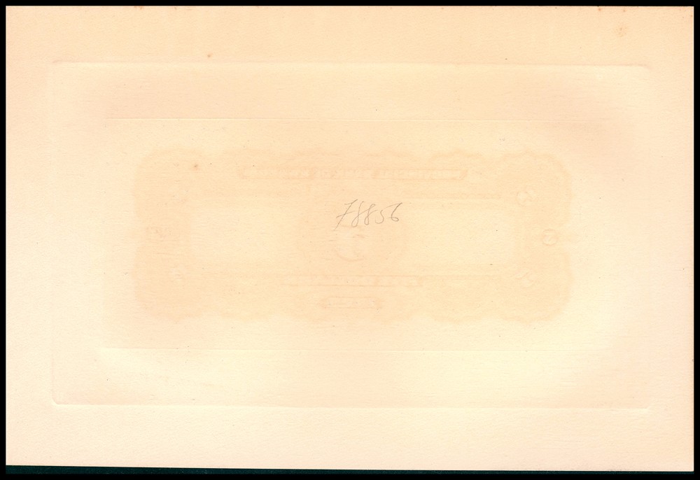 金玉满堂-2023年宜和秋季拍卖-纸币专场 民国十八年（1929年）广西省银行美钞版壹圆、伍圆、拾圆三组共六枚，罕见，双张单面试样，正背面各一枚，贴于卡纸上，均为PMG 65 EPQ，冠军分。