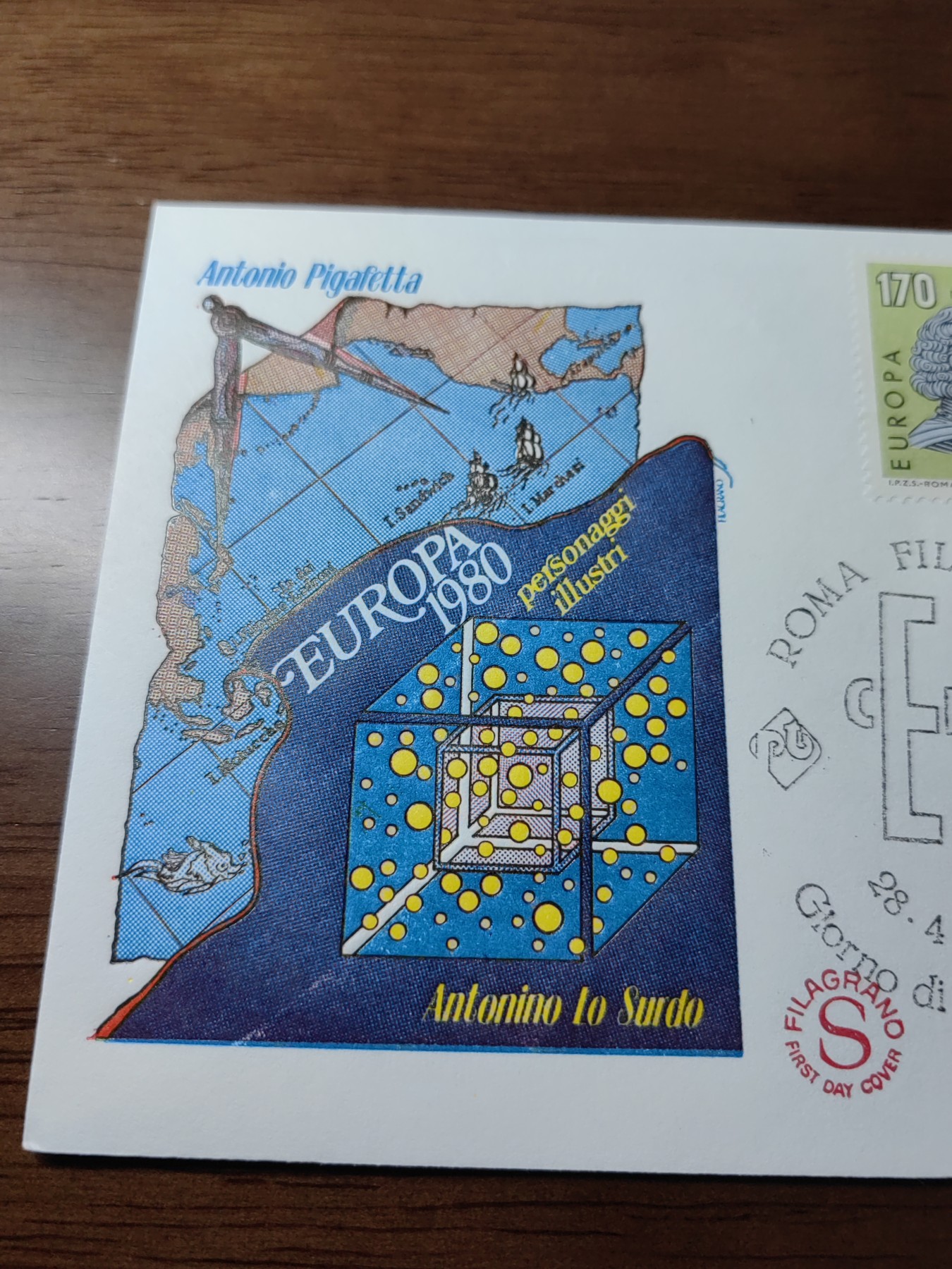 精选邮品专场（秒杀）第①⑨场 意大利1980  航海家&地球物理学家