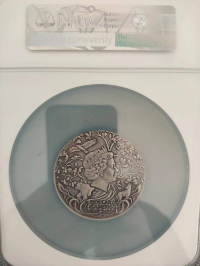 燕姐换藏第64拍 纽埃2018年高浮雕雷神两盎司银币