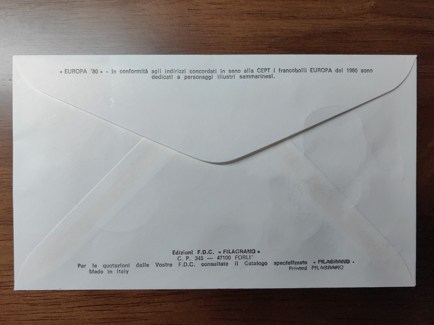 精选邮品专场（秒杀）第①⑨场 圣马力诺1980年 名人