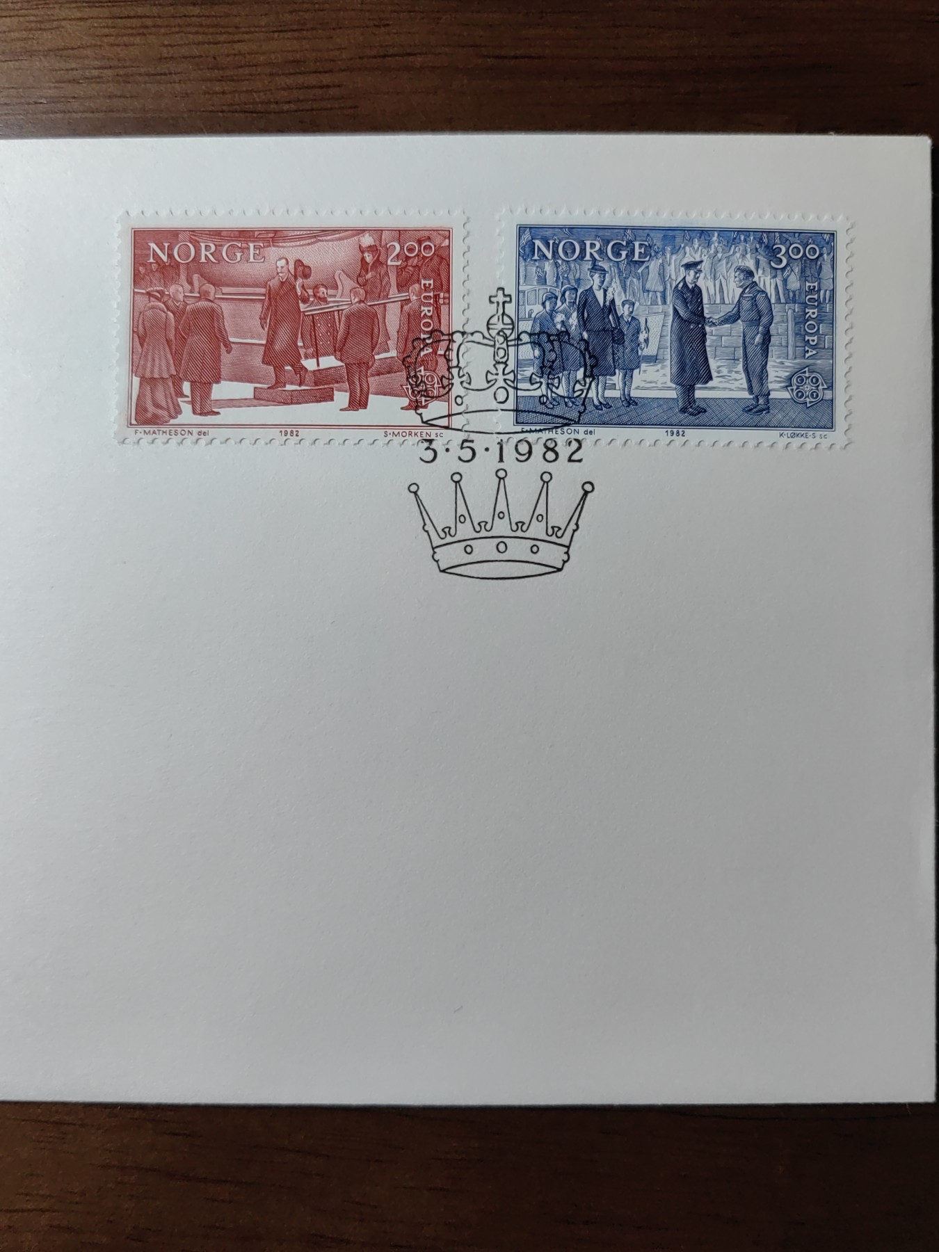 精选邮品专场（秒杀）第①⑨场 挪威1982 历史事件